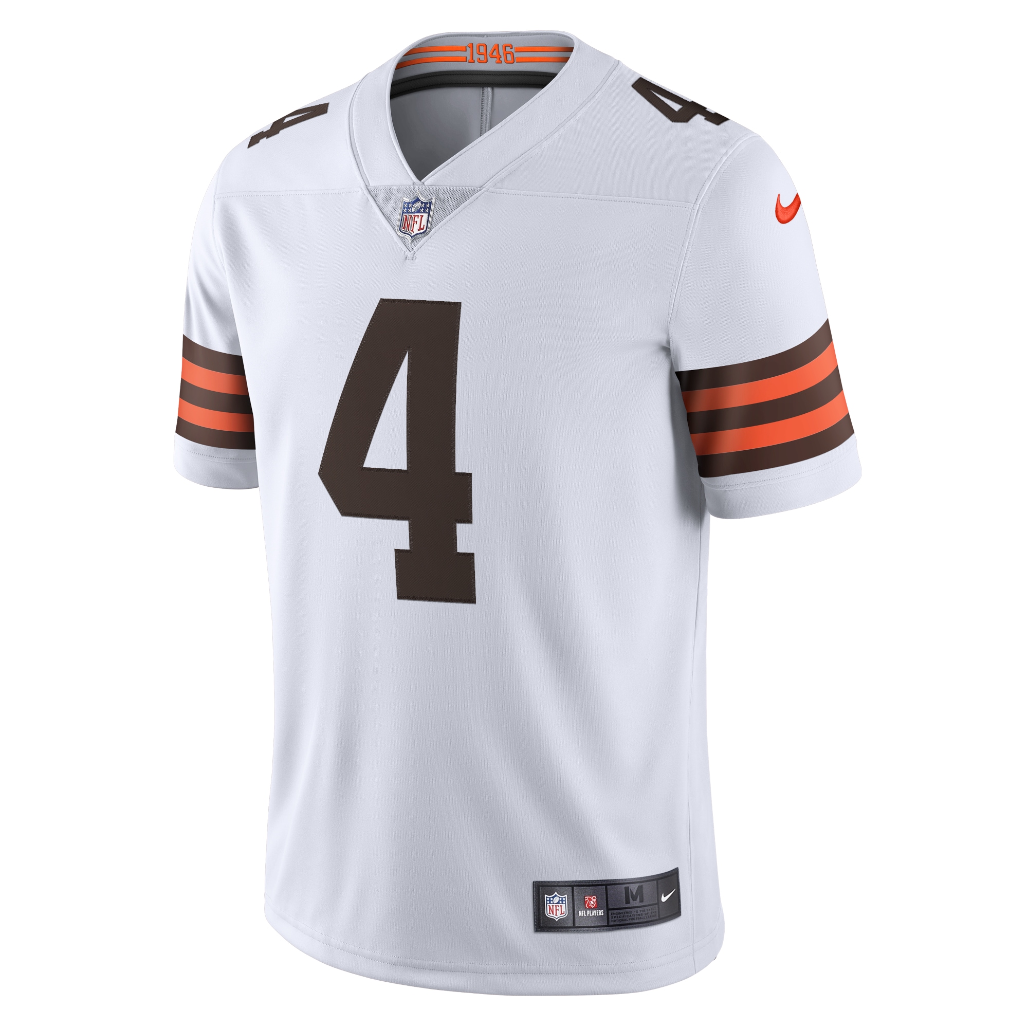 Cleveland Browns Deshaun Watson White 2020 Vapor Limited NFL Jersey Men's
