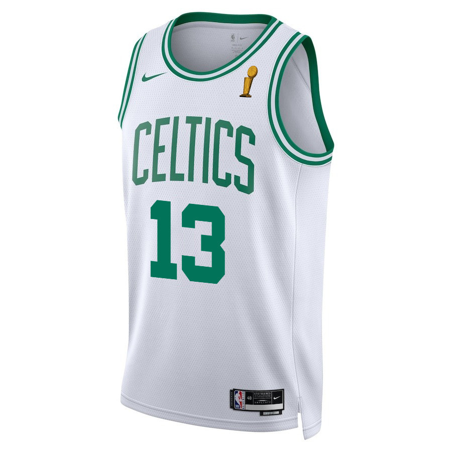 Drew Peterson 13 Boston Celtics 2024 FINALS CHAMPIONS Swingman Association Editio White NBA Jersey Men's