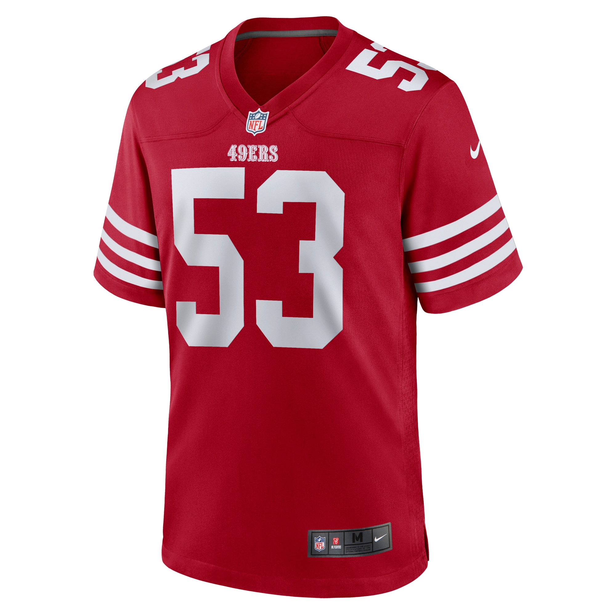 San Francisco 49ers Dee Winters Scarlet Team Game NFL Jersey Men's