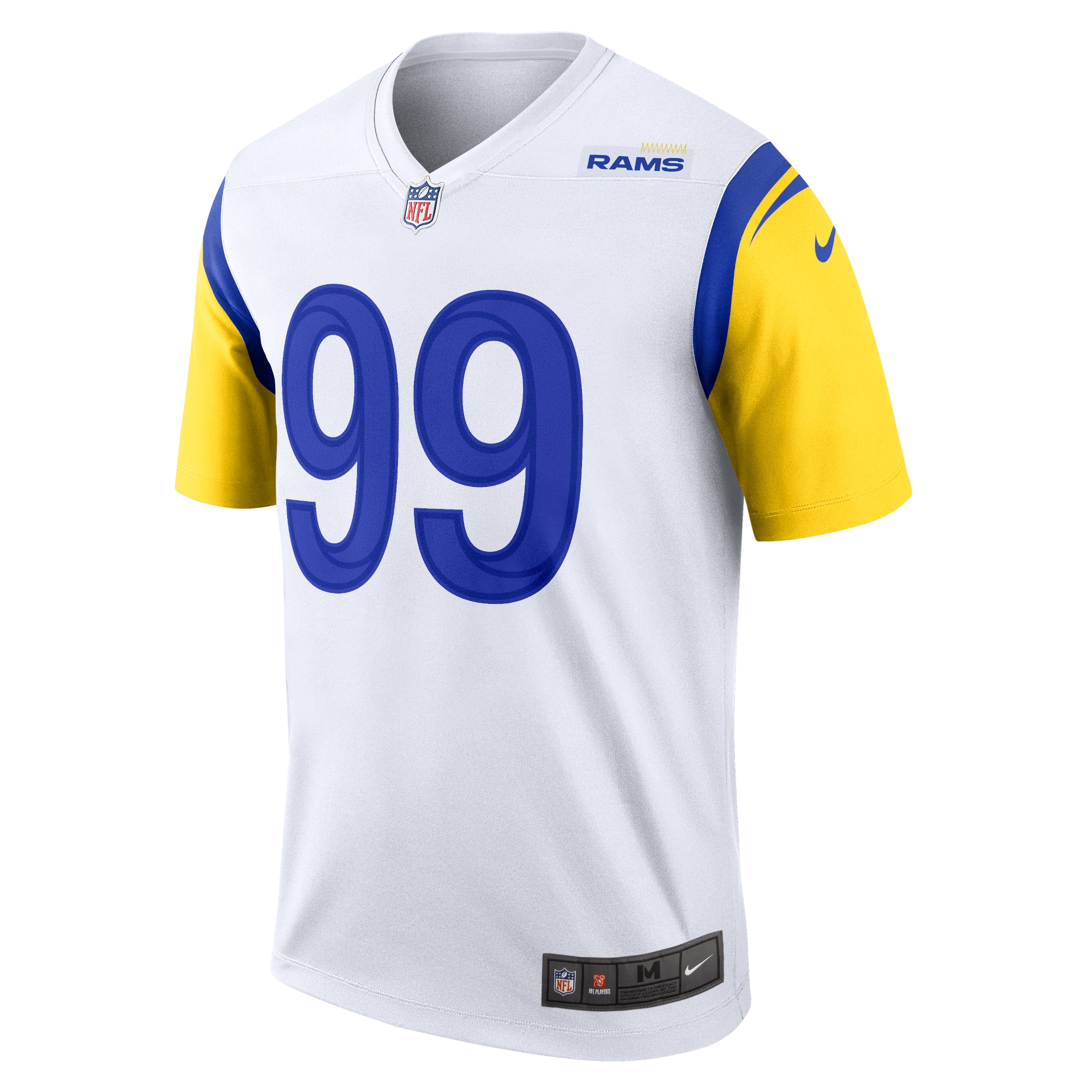 Los Angeles Rams Aaron Donald White Alternate Legend Player Performance Top NFL Jersey Men's