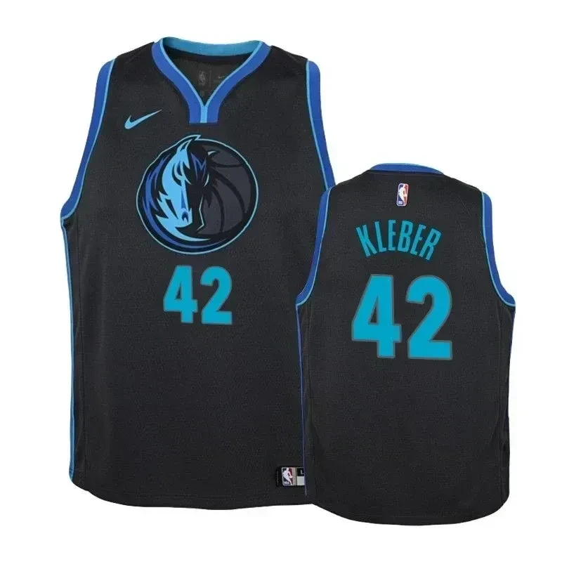 Dallas Mavericks Maxi Kleber 42 City Anthracite NBA Jersey Youth