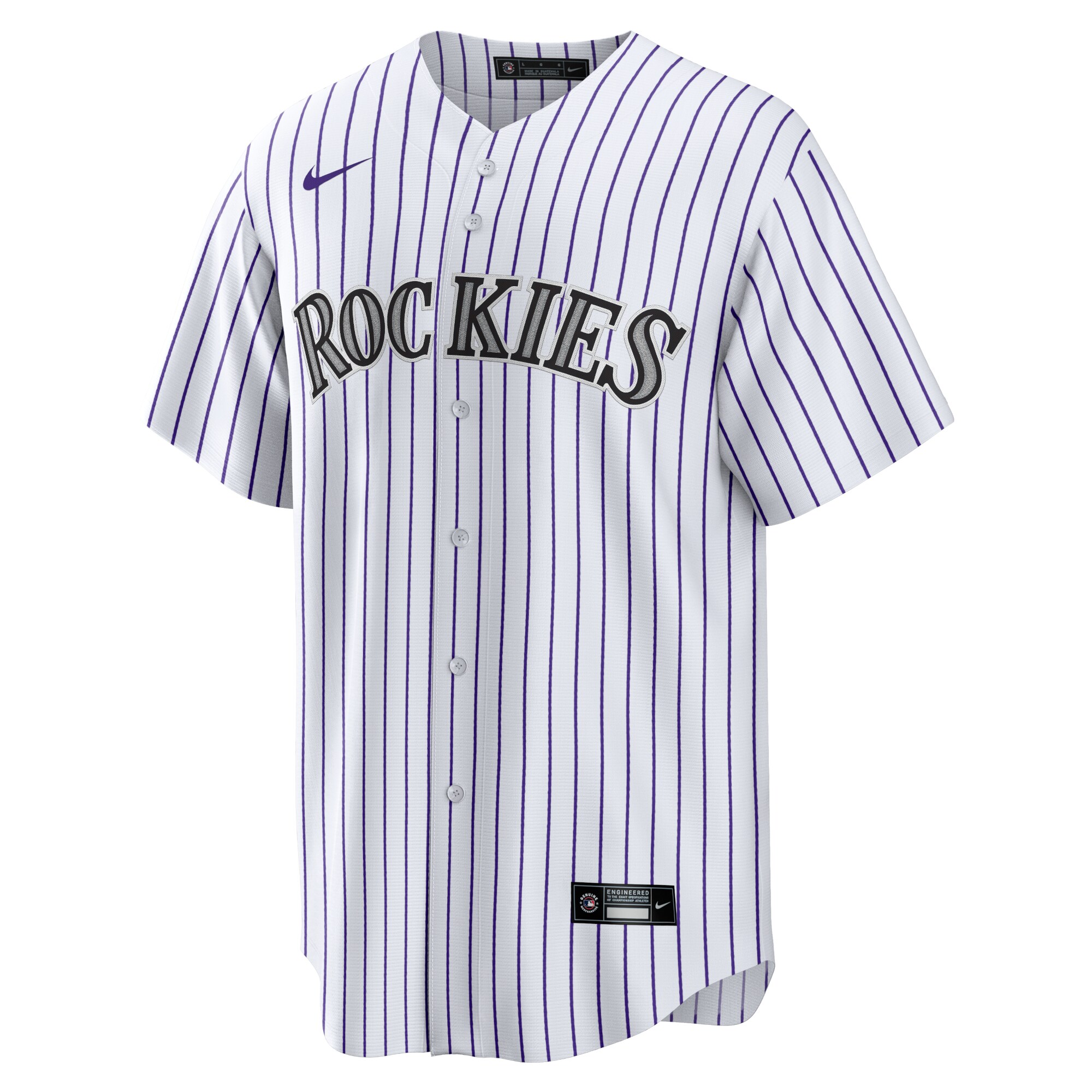Colorado Rockies Charlie Blackmon White Home Player Name MLB Jersey Men's