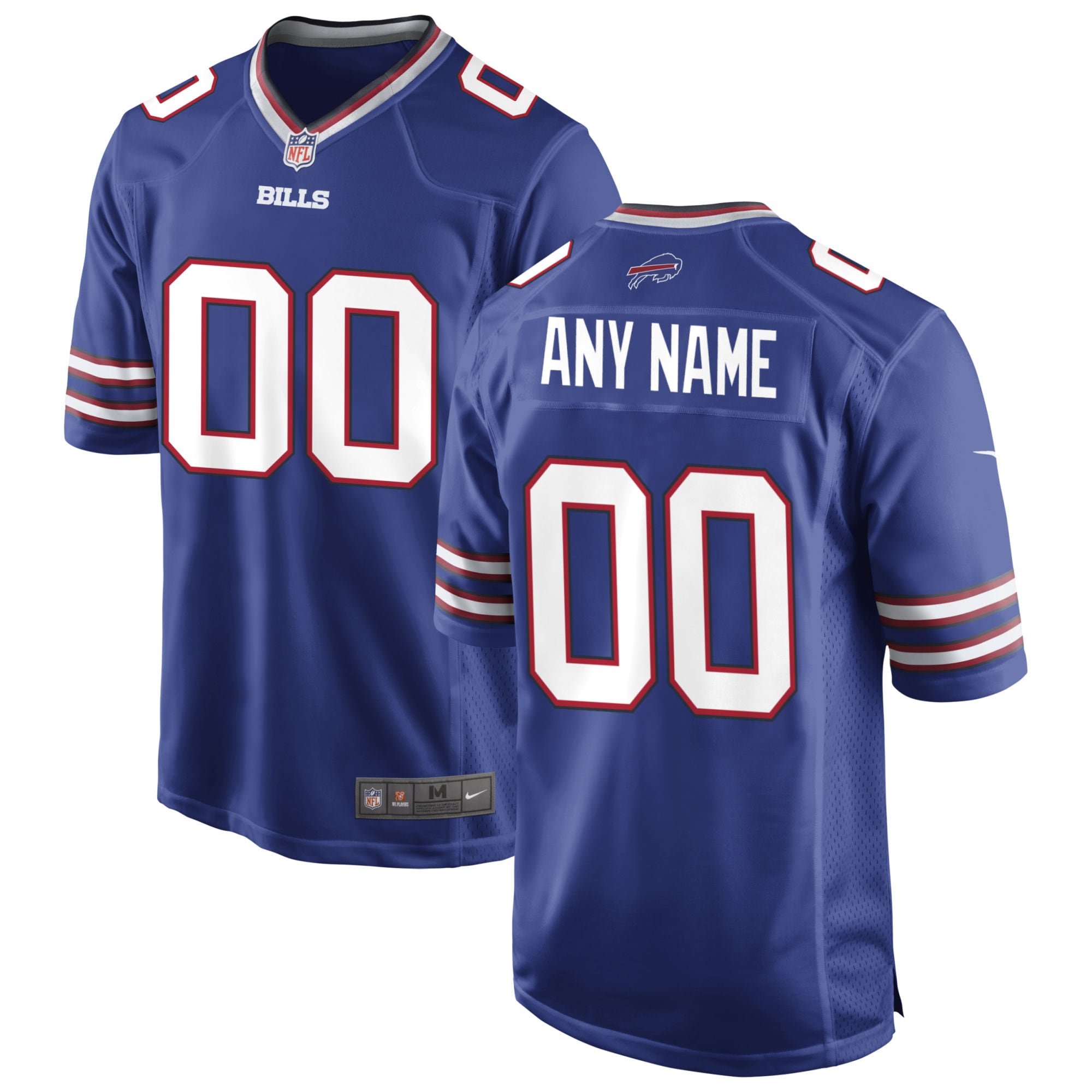 Buffalo Bills Royal Custom Game NFL Jersey Men's