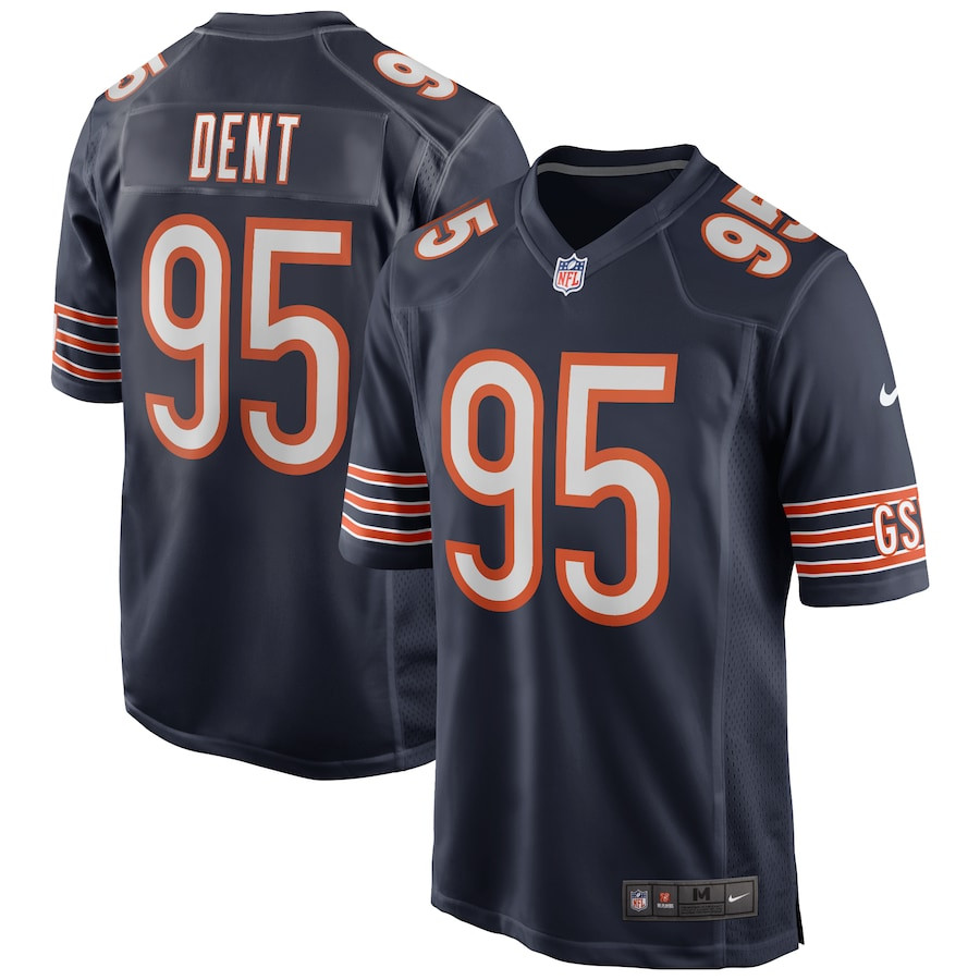 Richard Dent 95 Chicago Bears Game Retired Navy NFL Jersey Men's