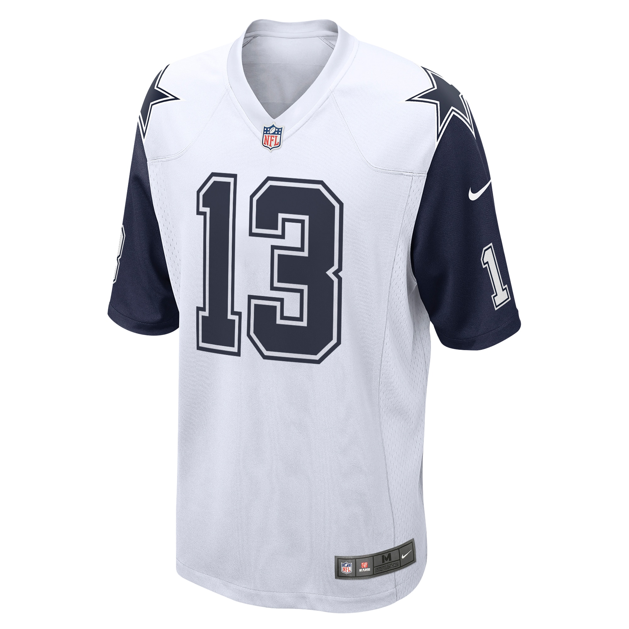 Dallas Cowboys DeMarvion Overshown White Game NFL Jersey Men's