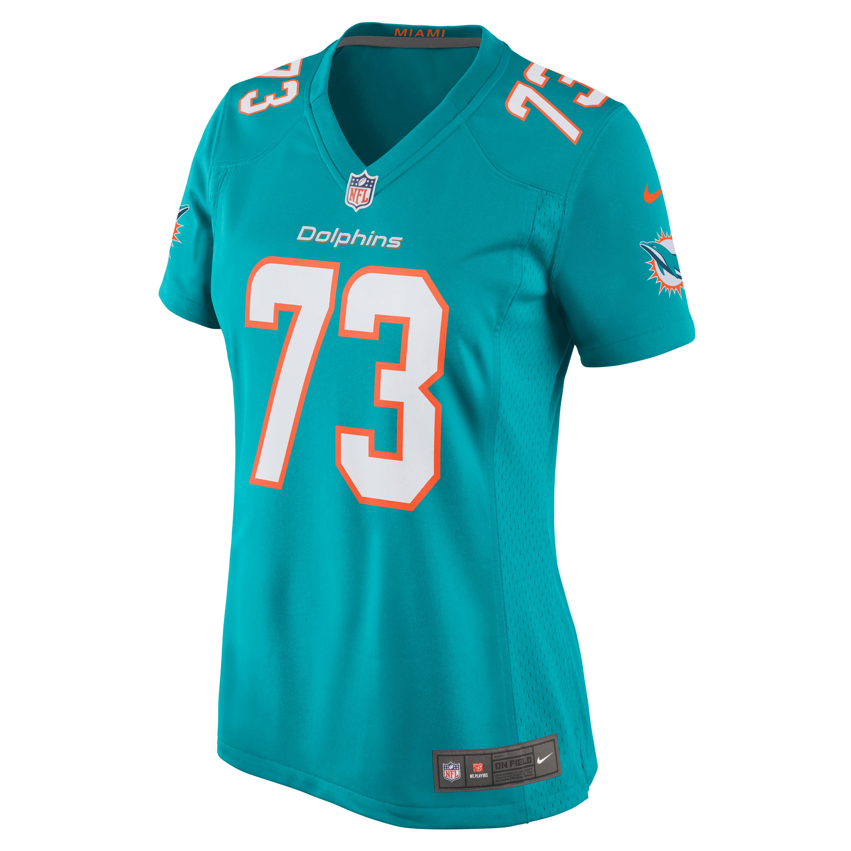Miami Dolphins Austin Jackson Aqua Game NFL Jersey Women's