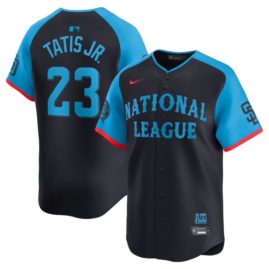 Fernando Tatis Jr. 23 National League 2024 All Star Game Limited Player Navy MLB Jersey Men's
