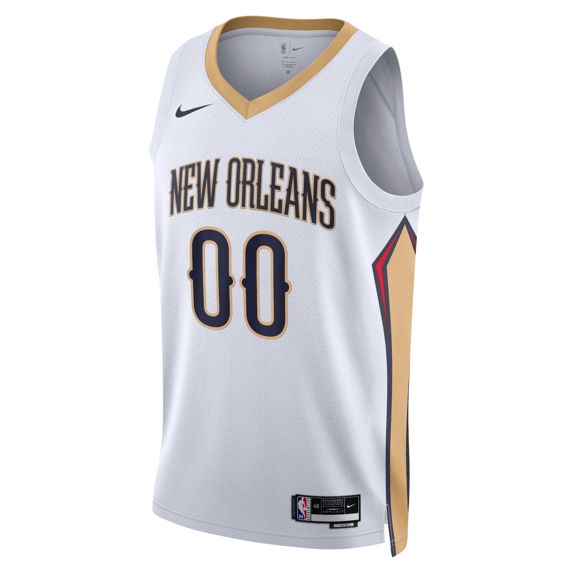 New Orleans Pelicans Association Swingman Custom Unisex NBA Jersey Unisex