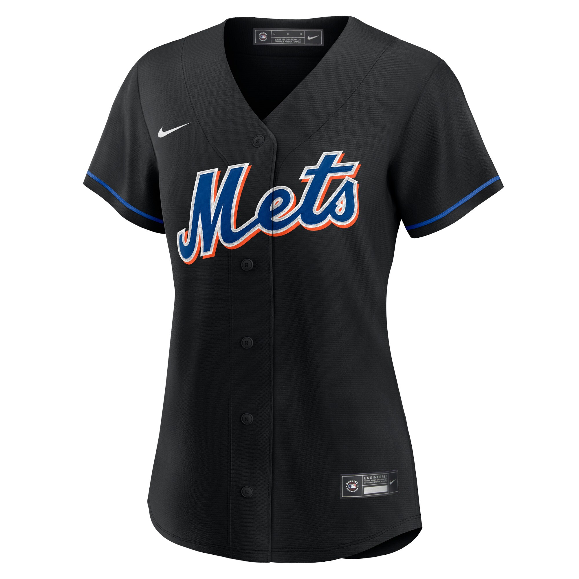 New York Mets Pete Alonso Black 2022 Alternate Player MLB Jersey Women's