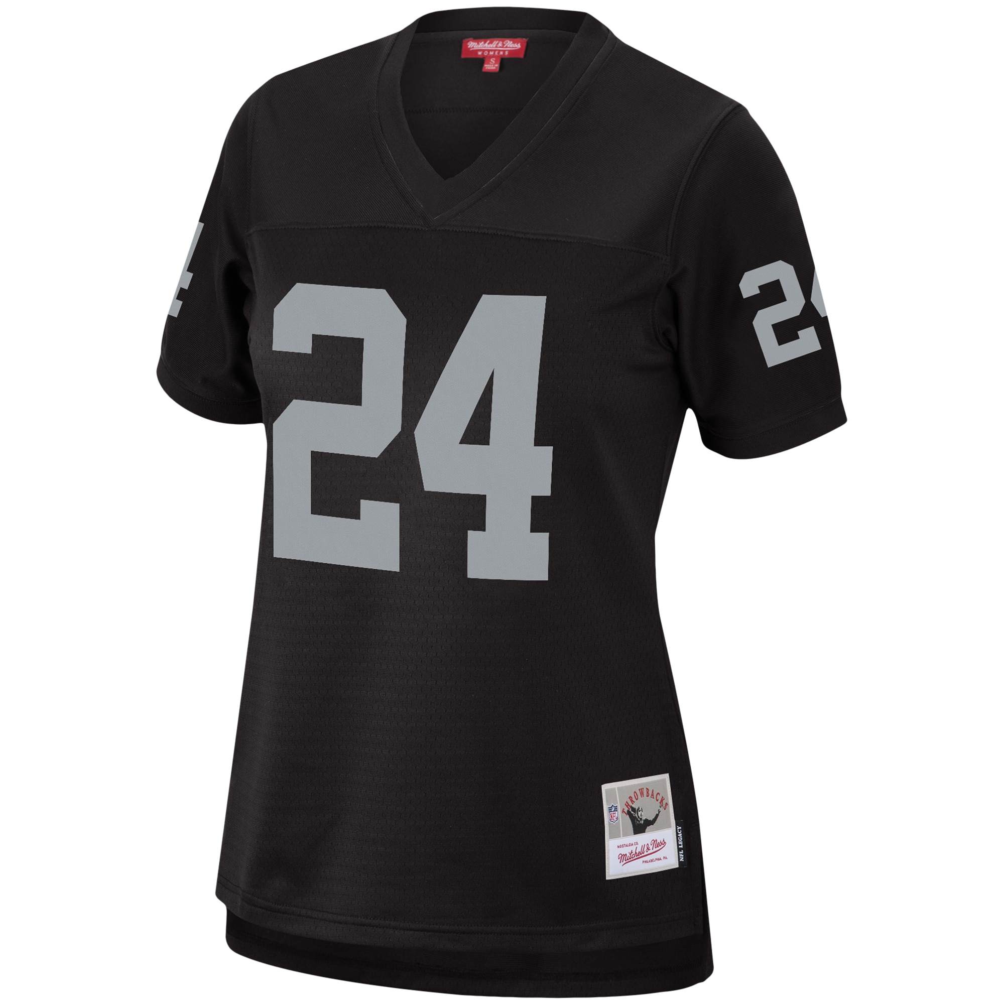 Las Vegas Raiders Charles Woodson Mitchell Ness Black Legacy Team NFL Jersey Women's
