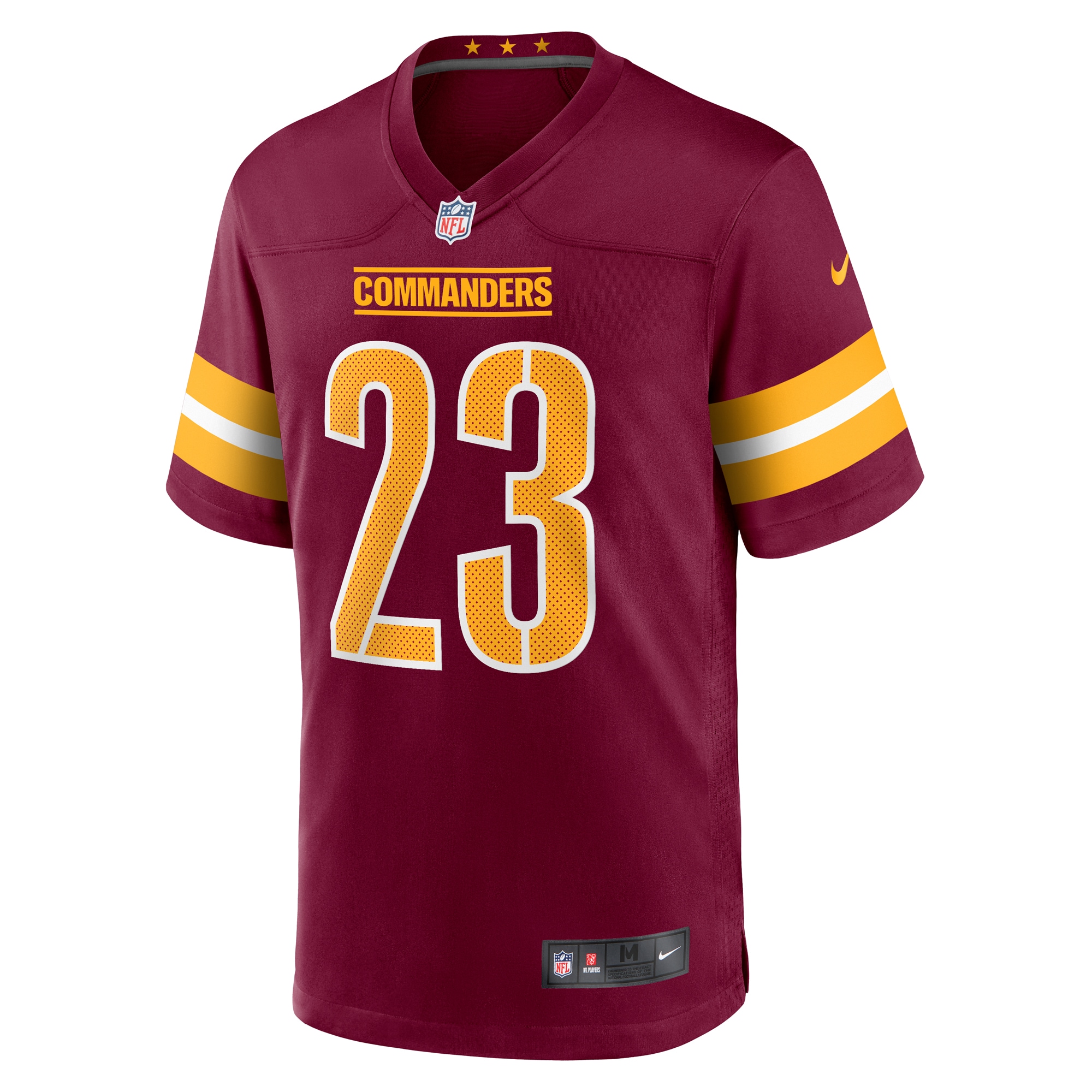 Washington Commanders Chris Rodriguez Jr. Burgundy Team Game NFL Jersey Men's