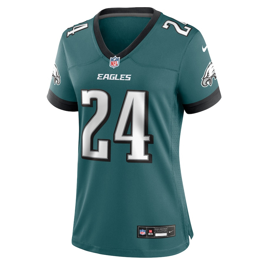 James Bradberry IV 24 Philadelphia Eagles Team Game Midnight Green NFL Jersey Women's