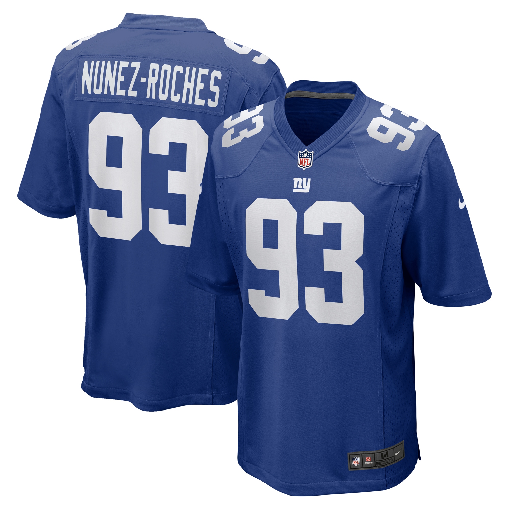 New York Giants Rakeem Nunez-Roches Royal Game Player NFL Jersey Men's