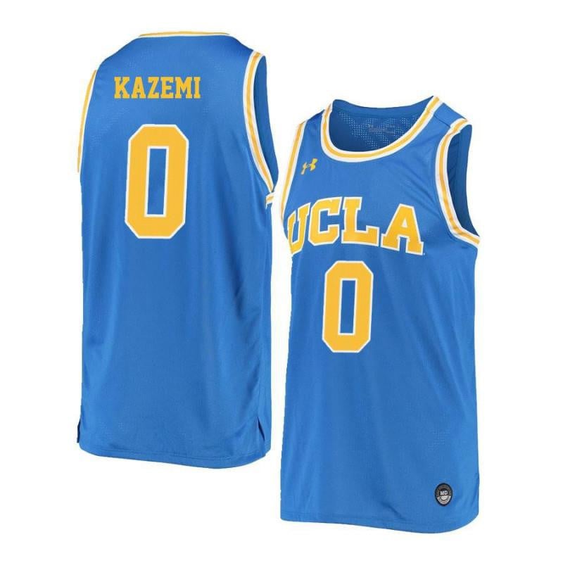 0 Nick Kazemi Blue Retro Elite UCLA Bruins NCAA Jersey Men's