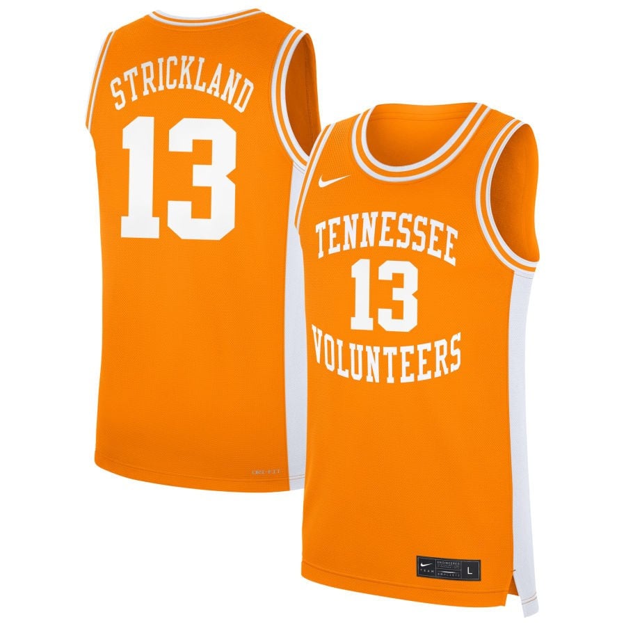 Avery Strickland 13 Tennessee Volunteer Unisex NIL Orange NCAA Jersey Unisex