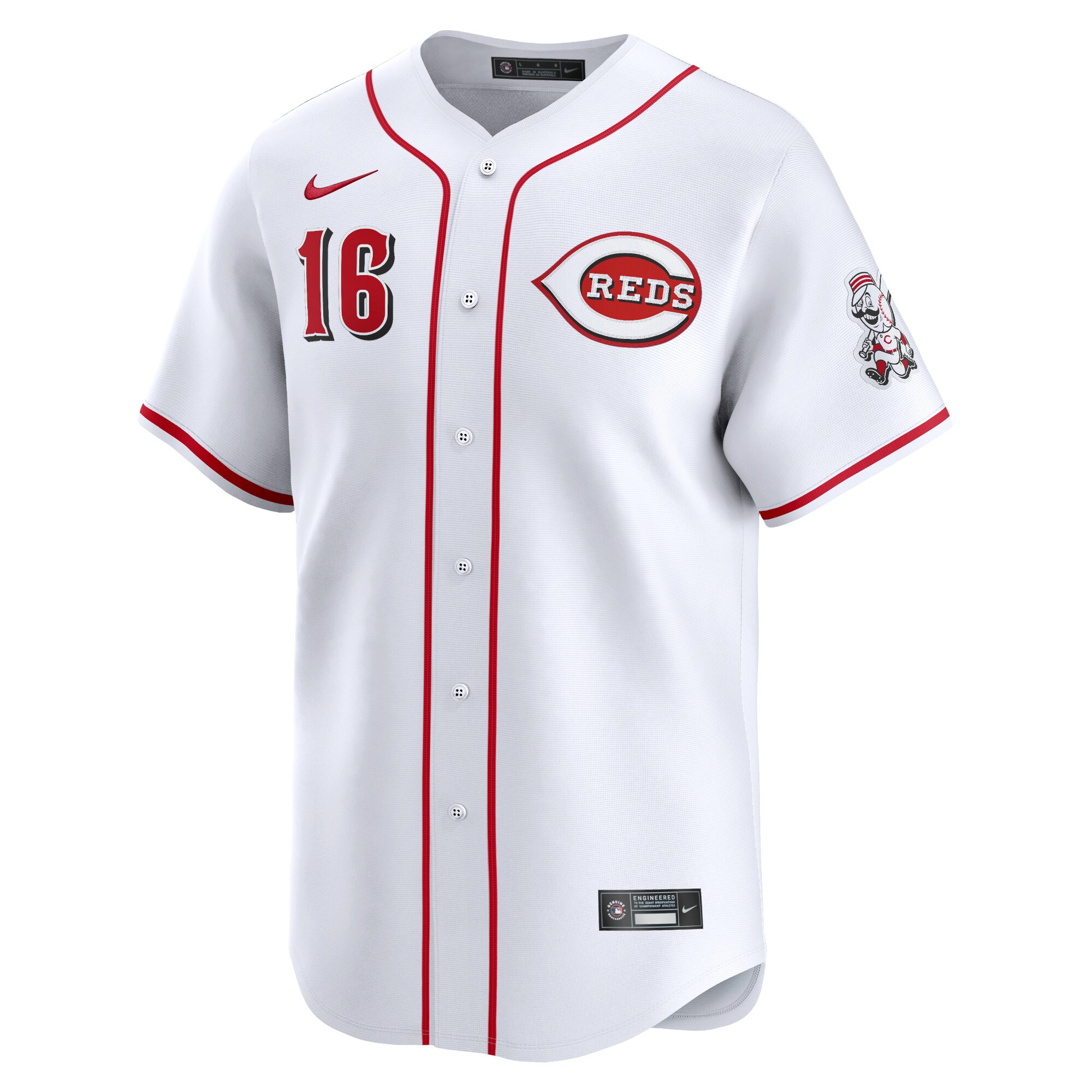 Cincinnati Reds Noelvi Marte White Home Limited Player MLB Jersey Men's
