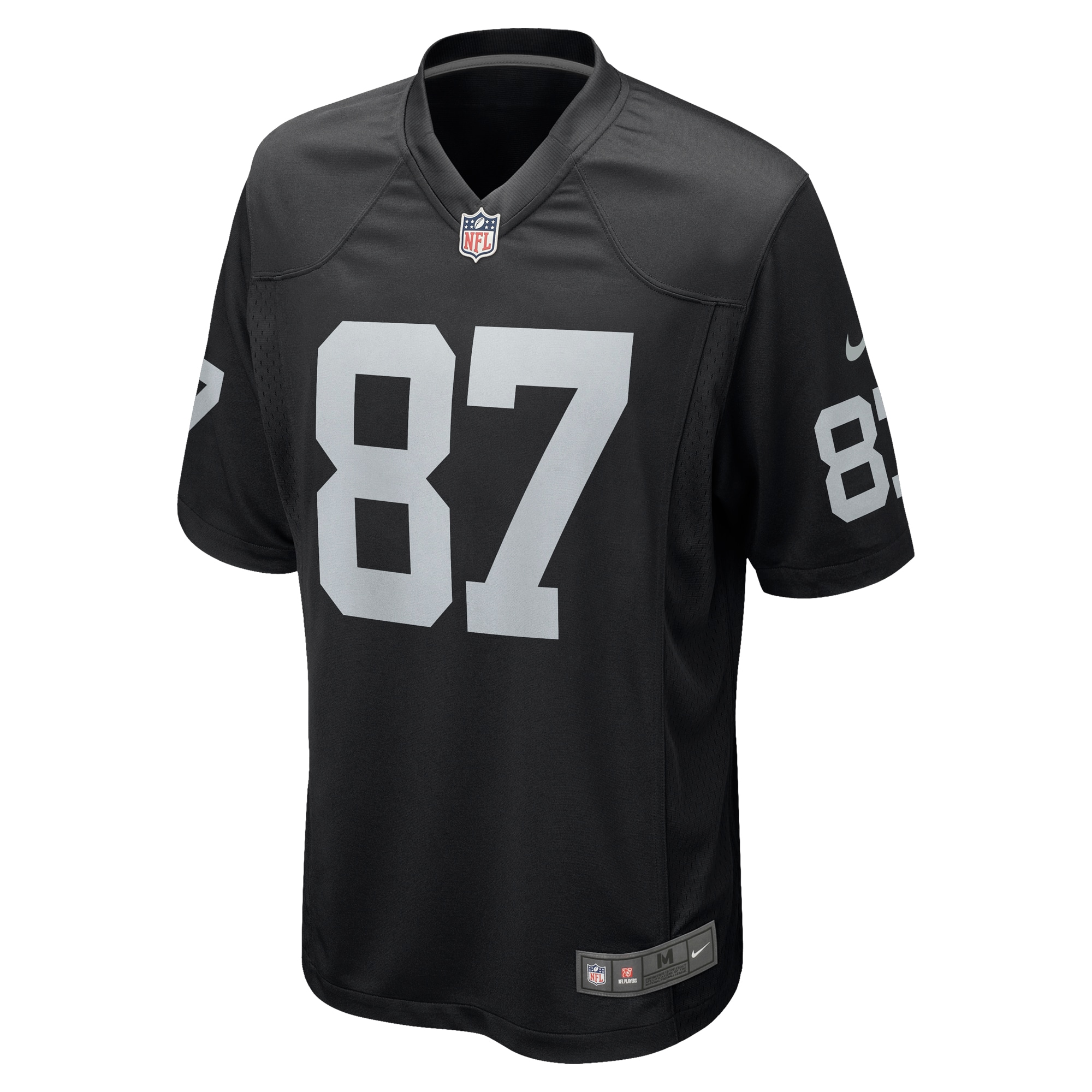 Las Vegas Raiders Michael Mayer Black Game NFL Jersey Men's