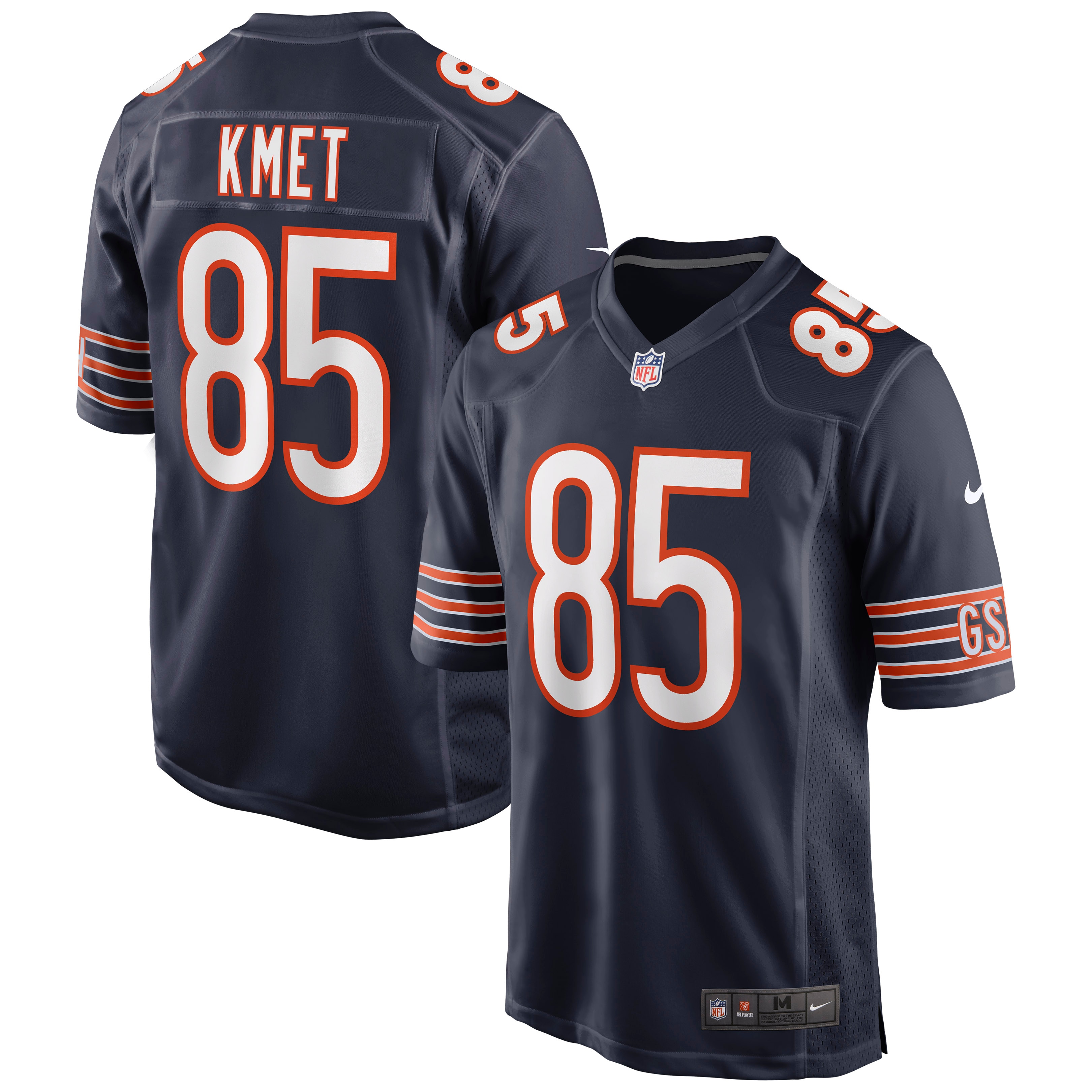 Chicago Bears Cole Kmet Navy Player Game NFL Jersey Men's