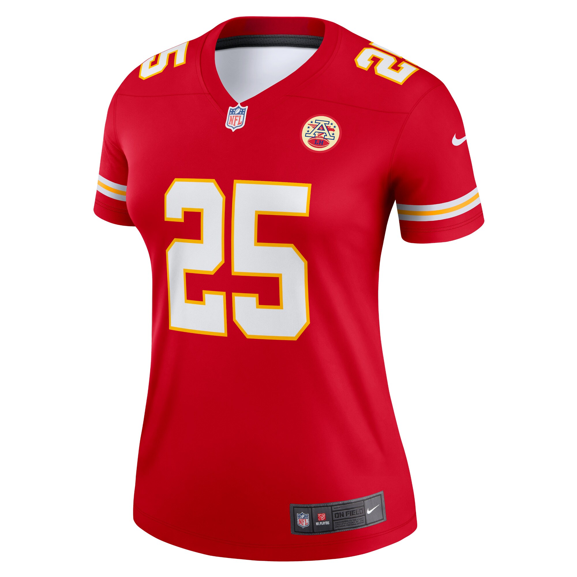 Kansas City Chiefs Clyde Edwards-Helaire Red Legend Player Performance Top NFL Jersey Women's