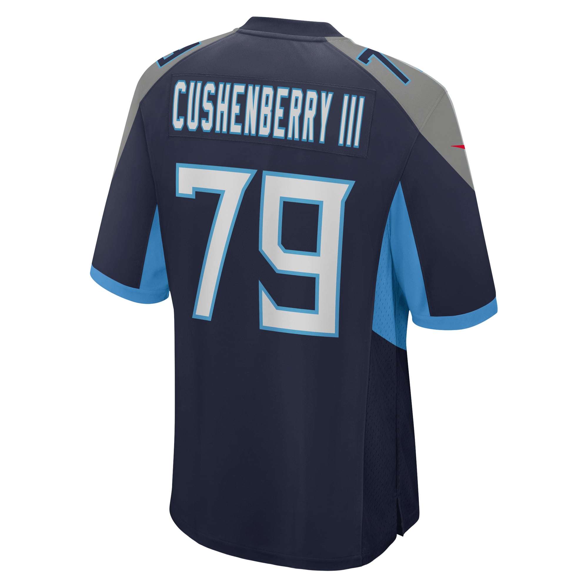 Tennessee Titans Lloyd Cushenberry III Navy Game NFL Jersey Men's