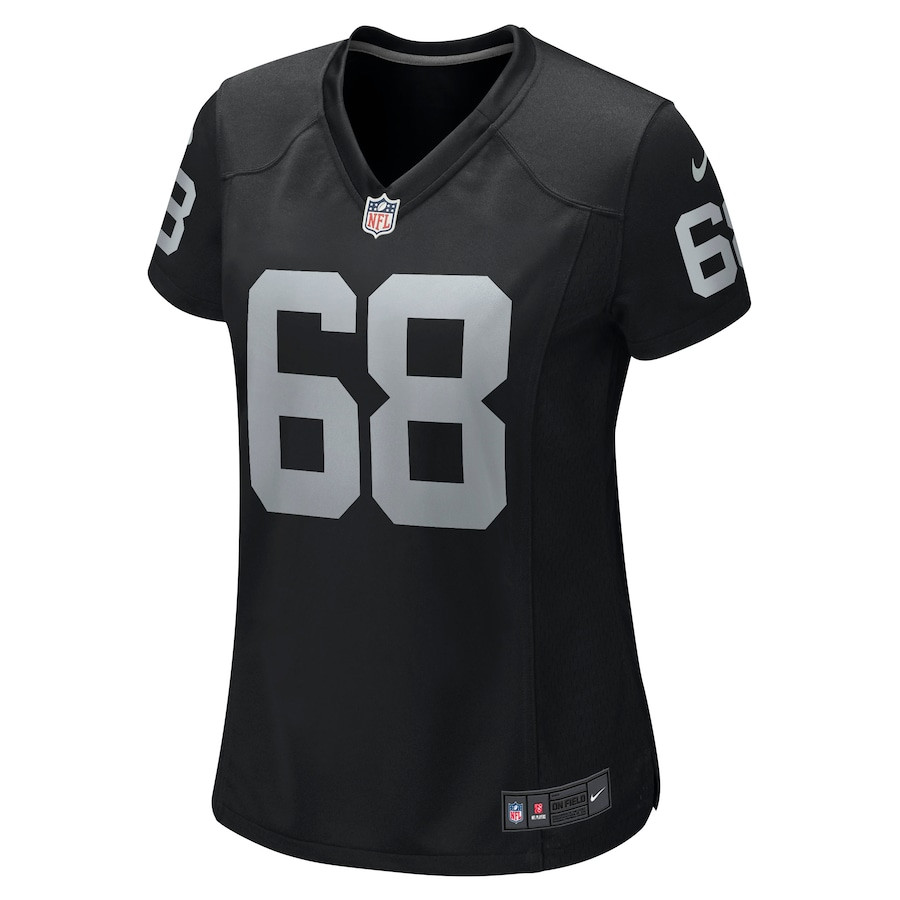 Andre James 68 Las Vegas Raiders Game Black NFL Jersey Women's