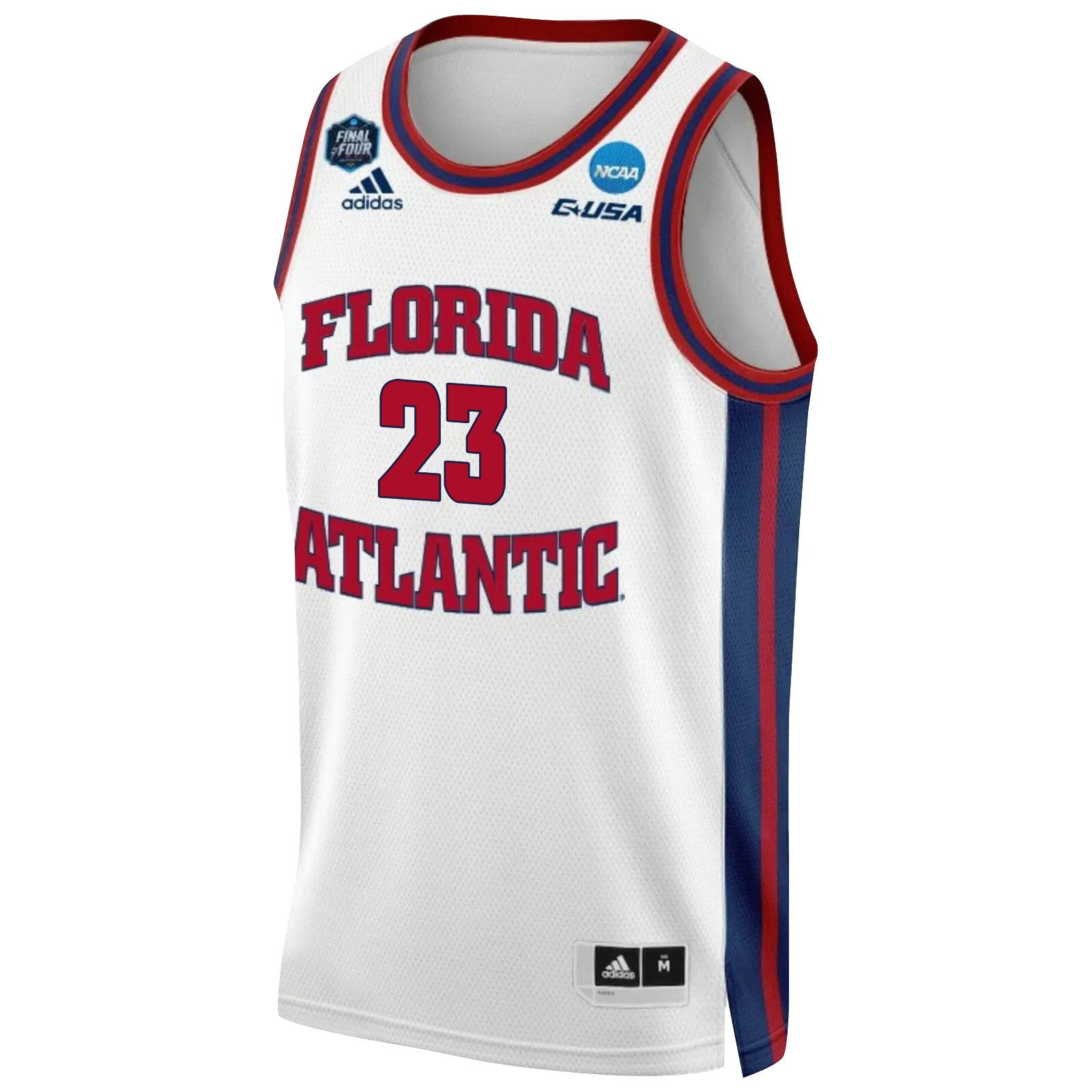 Brandon Weatherspoon 23 FAU Owls 2023 Final Four White NCAA Jersey Men's