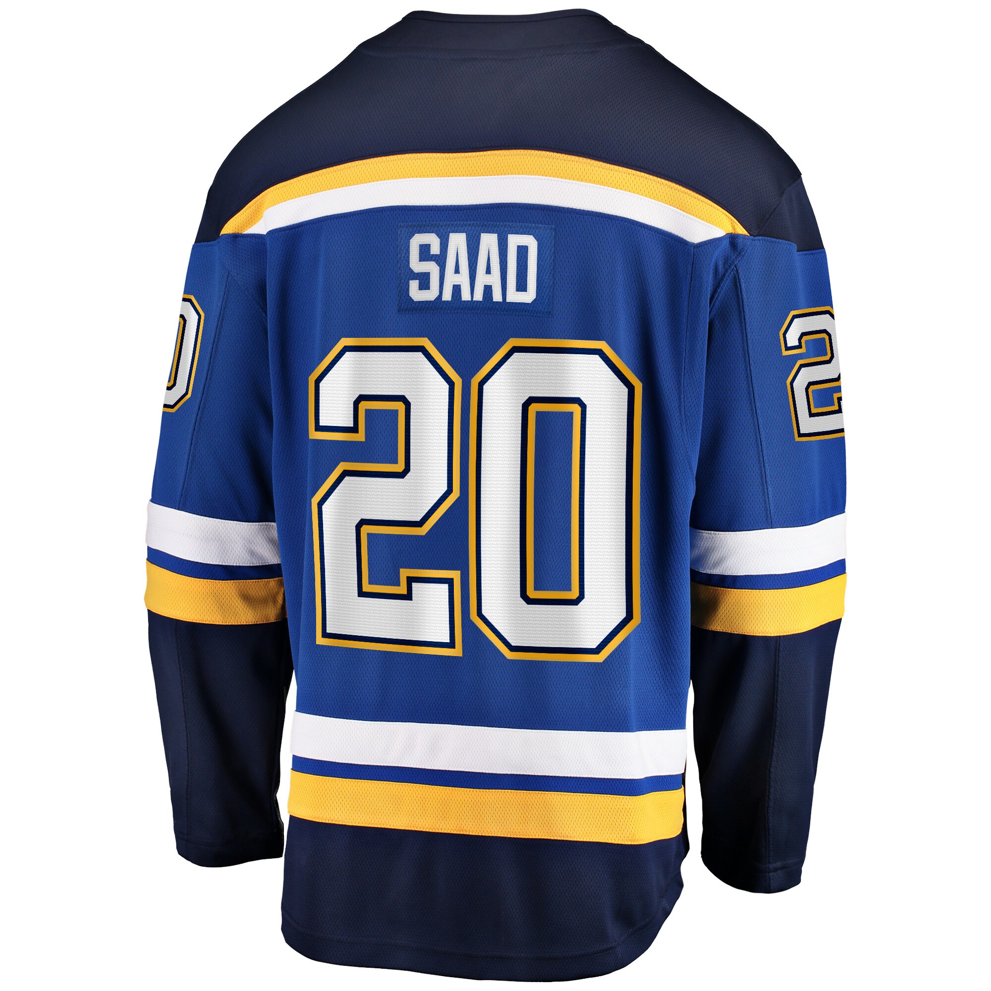 St. Louis Blues Brandon Saad Blue Home Breakaway Player NHL Jersey Men's