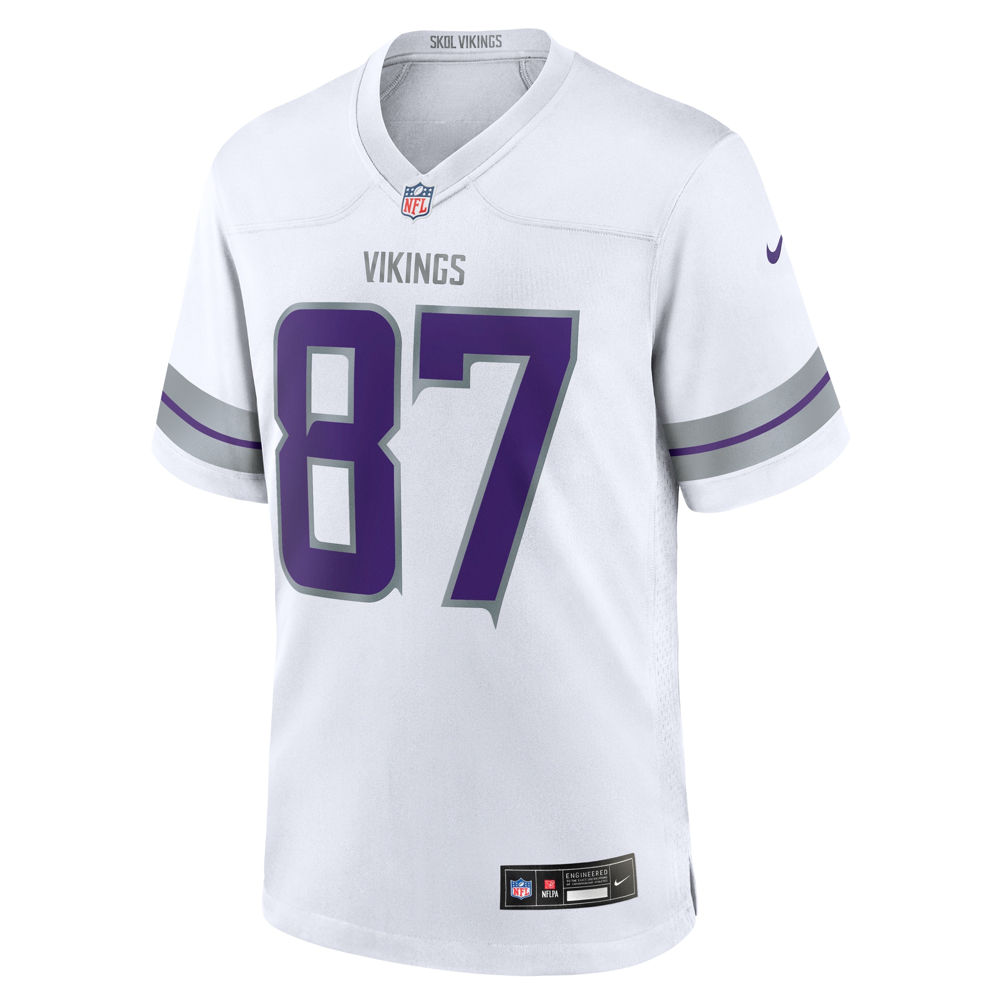 Minnesota Vikings T.J. Hockenson White Alternate Game Player NFL Jersey Men's