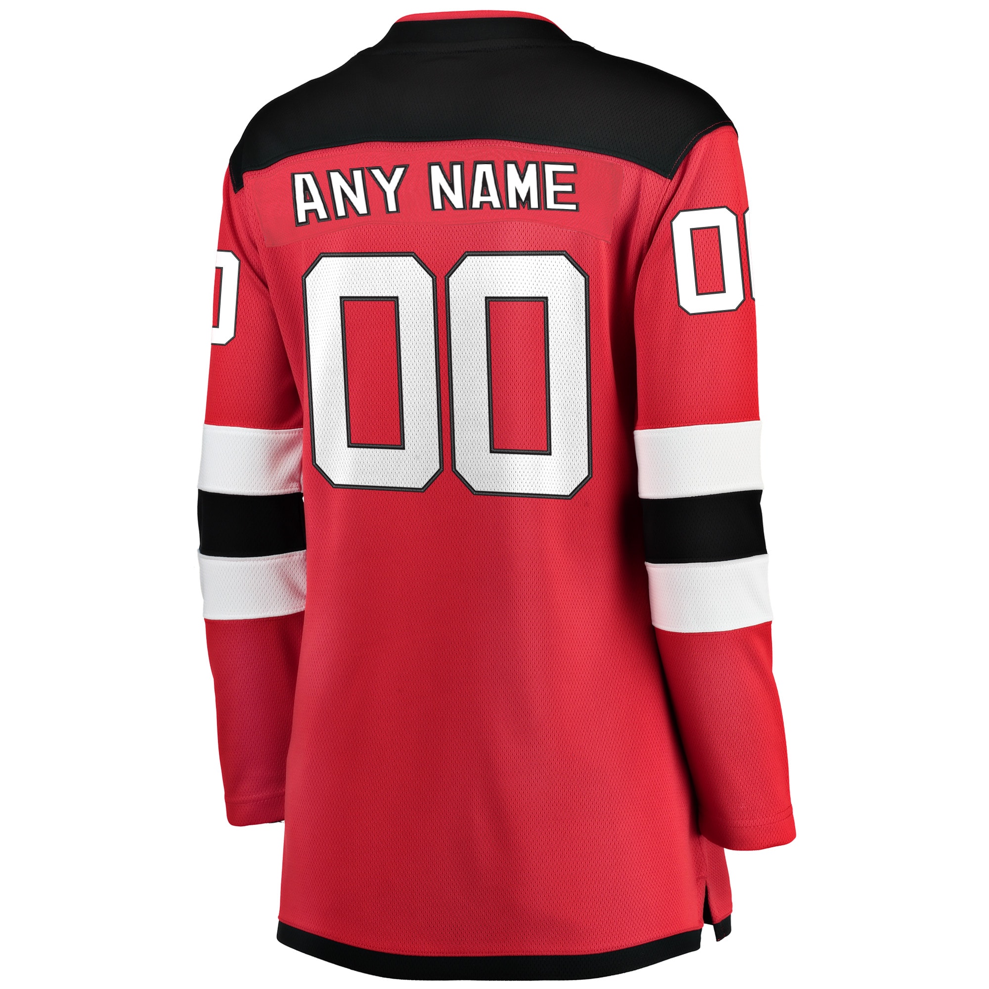 New Jersey Devils Red Home Breakaway Custom NHL Jersey Women's