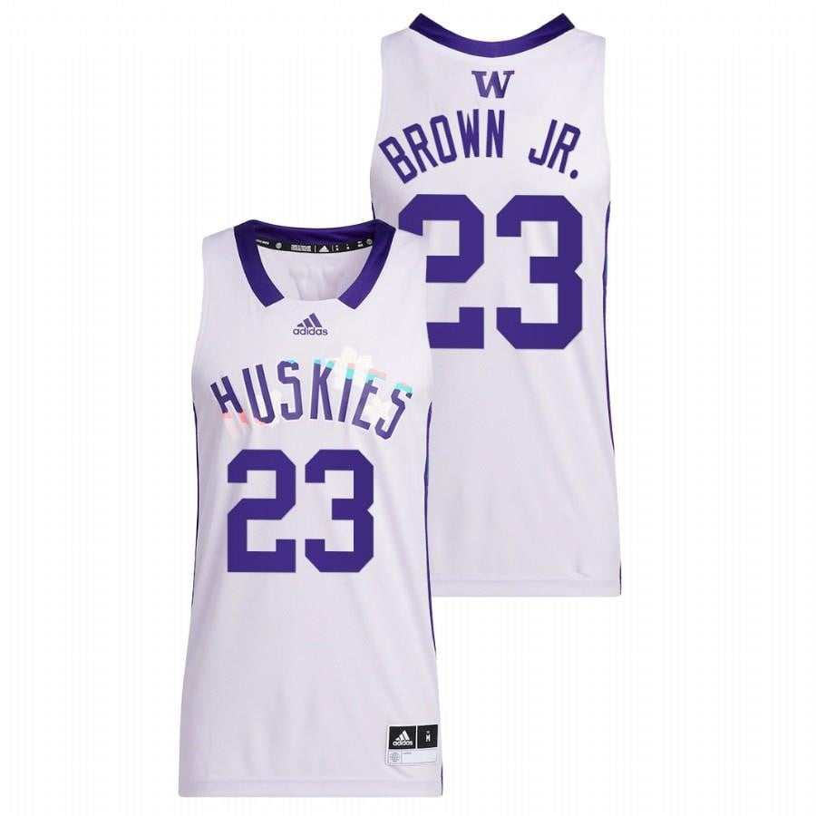 Terrell Brown Jr. 2 White Washington Huskies 2022 Honoring Black Excellence NCAA Jersey Men's