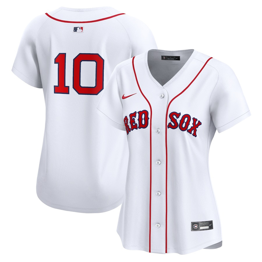 Trevor Story 10 Boston Red Sox Home Limited Player White MLB Jersey Women's