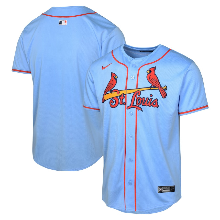 St. Louis Cardinals Alternate Limited Light Blue MLB Jersey Youth