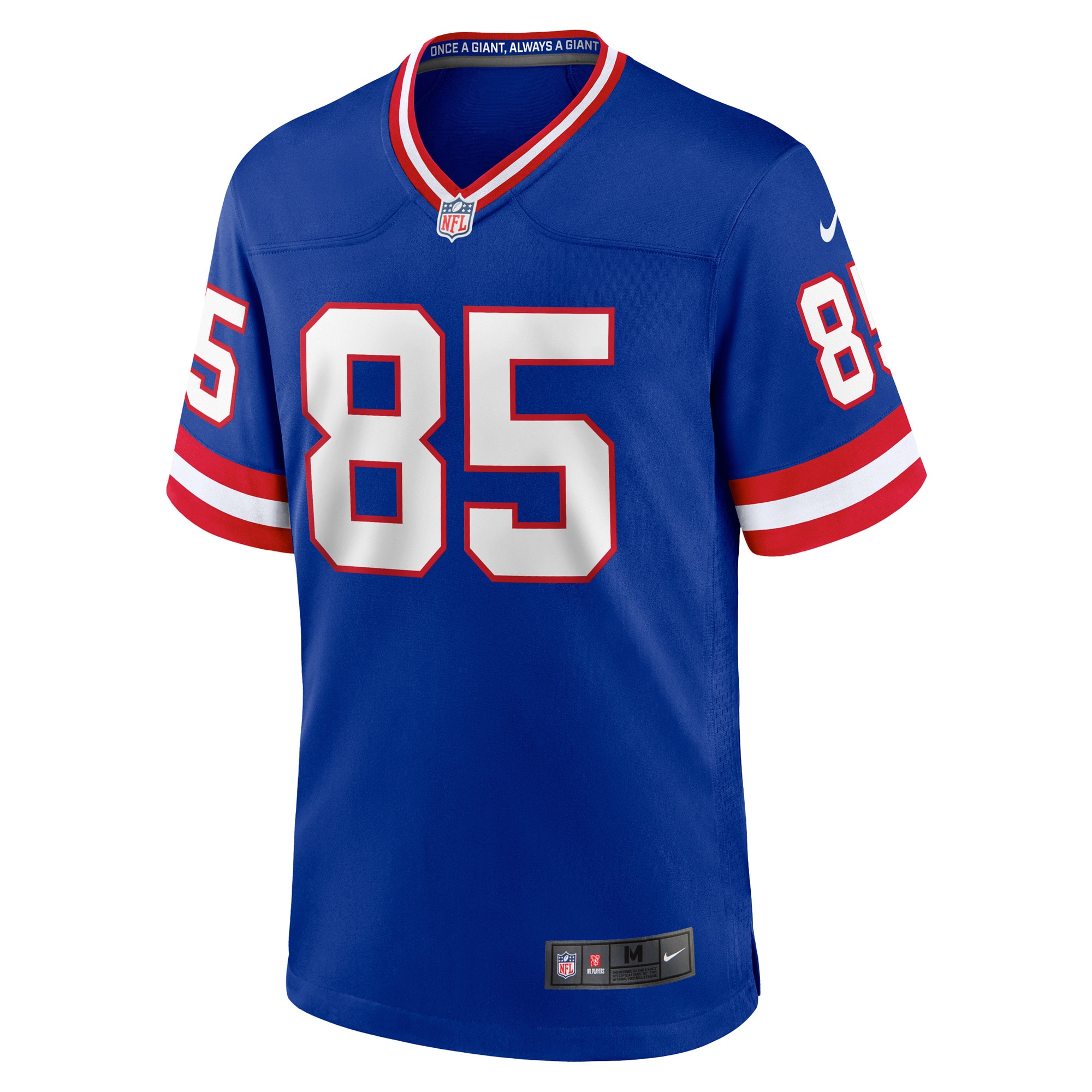 New York Giants David Tyree Royal Classic Retired Player Game NFL Jersey Men's