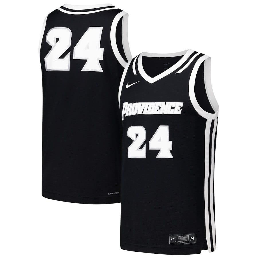 Providence Friars Black #24 NCAA Jersey Men's