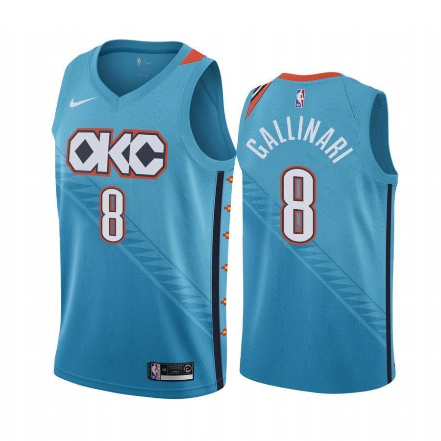 Oklahoma City Thunder Danilo Gallinari 8 City NBA Jersey Men's