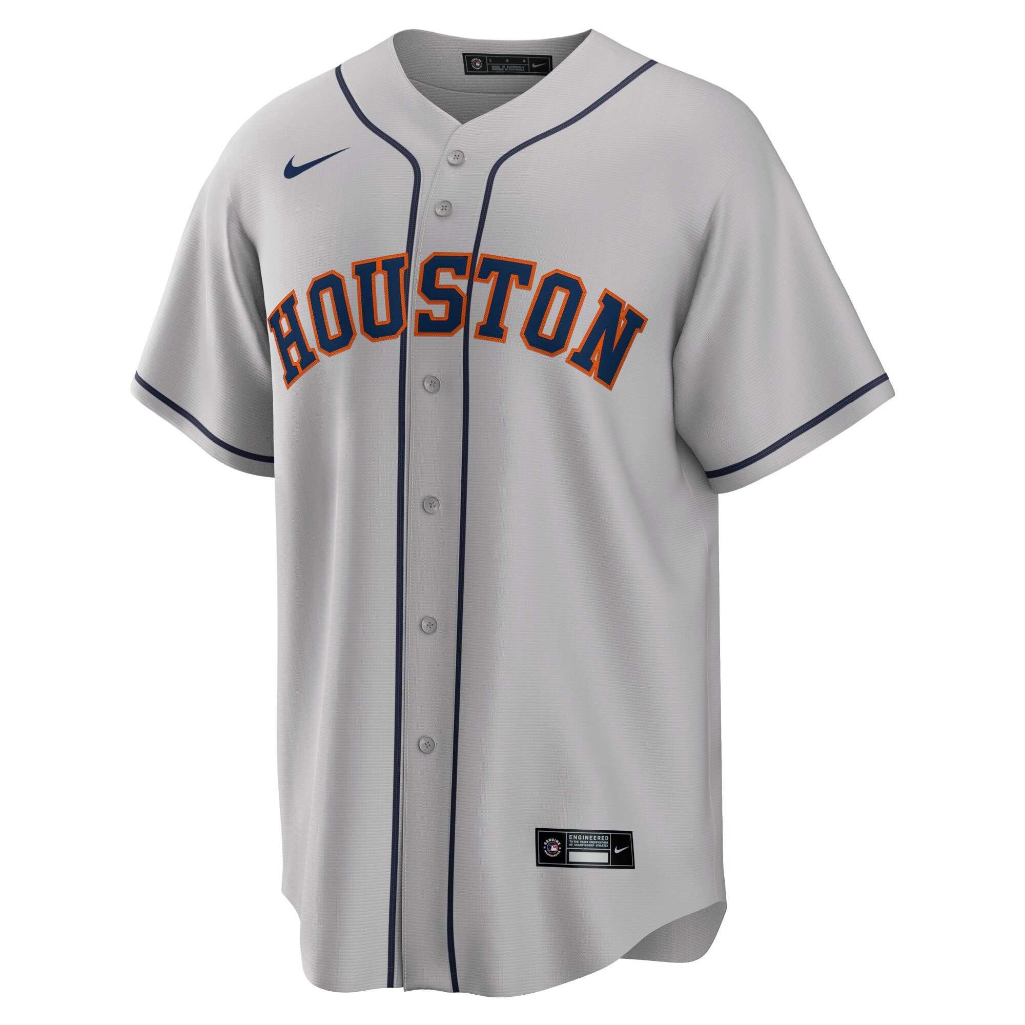 Houston Astros Yordan ?lvarez Gray Road Player MLB Jersey Men's