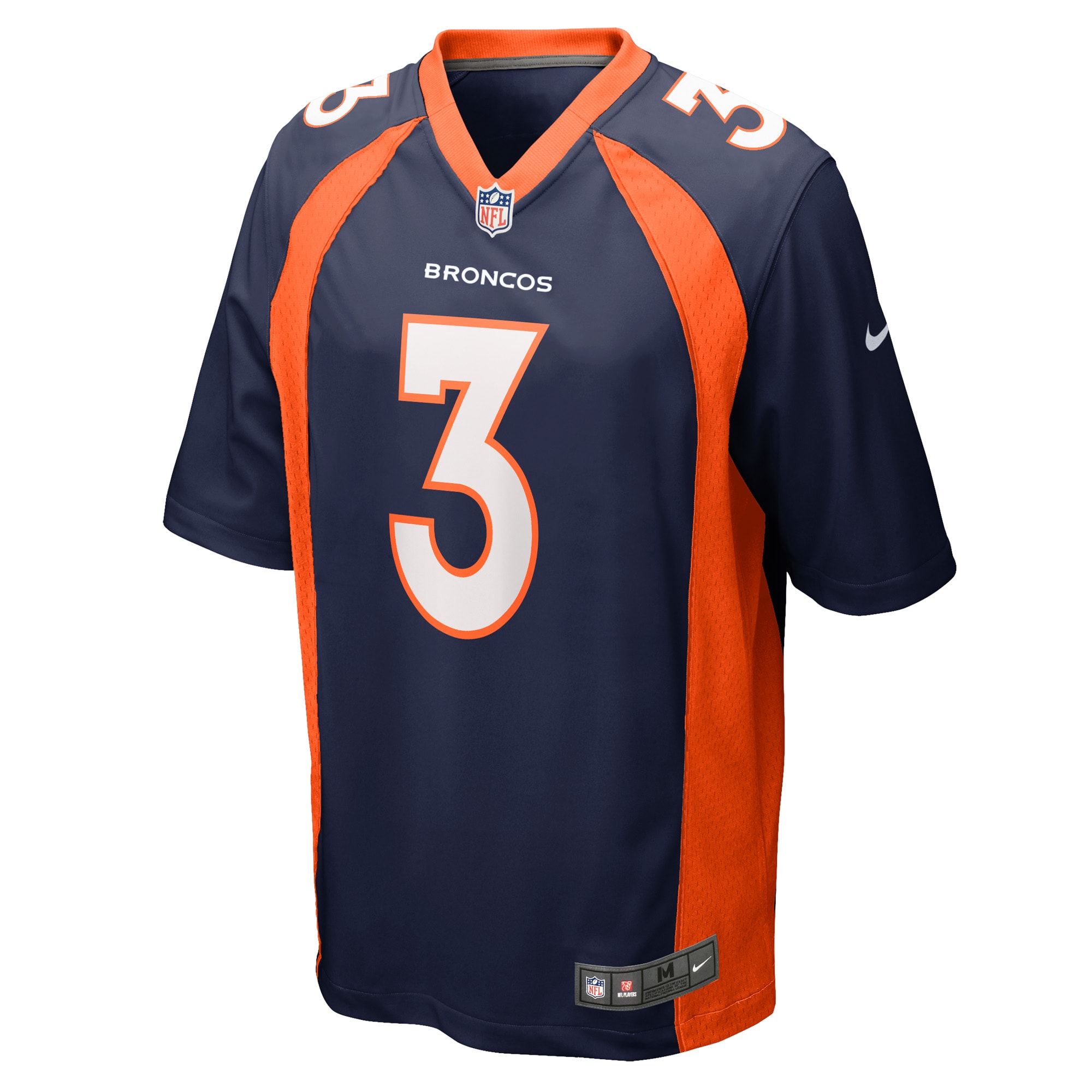 Denver Broncos Russell Wilson Navy Alternate Game NFL Jersey Men's