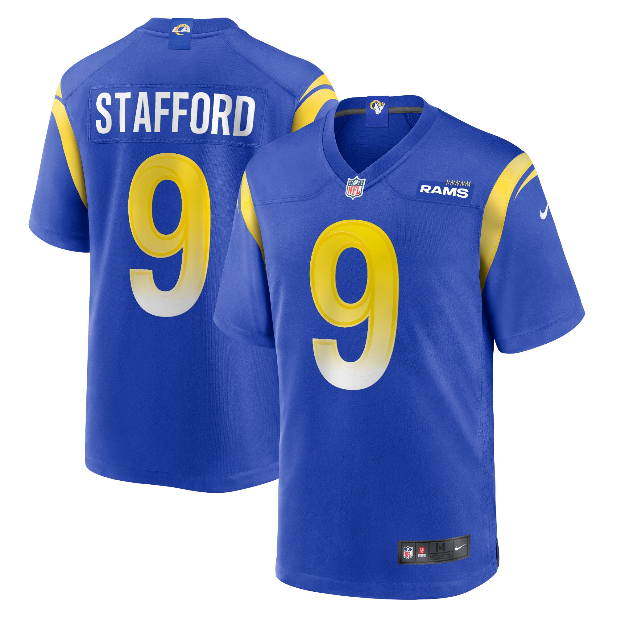 Los Angeles Rams Matthew Stafford Royal Game NFL Jersey Youth