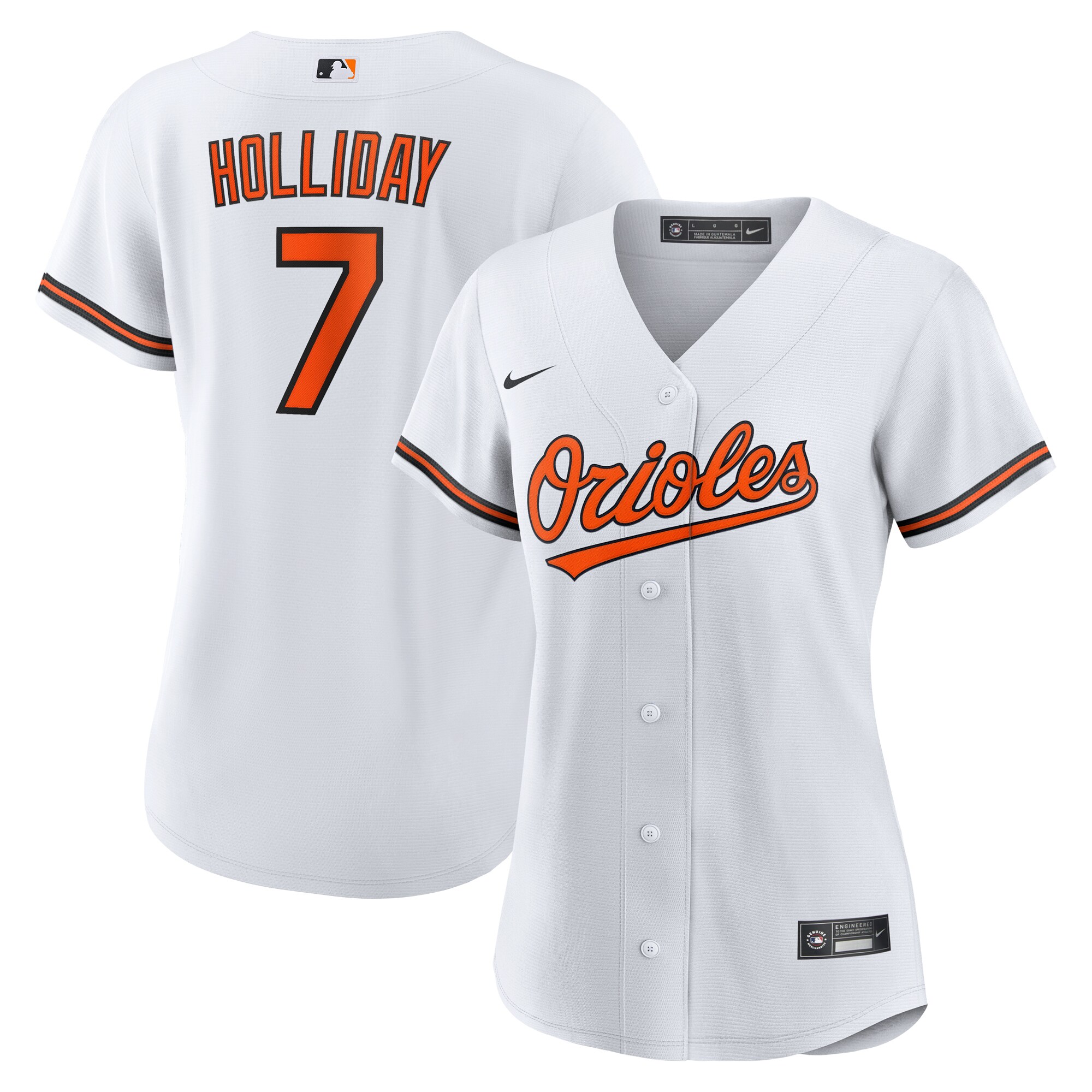 Baltimore Orioles Jackson Holliday White Home Player MLB Jersey Women's