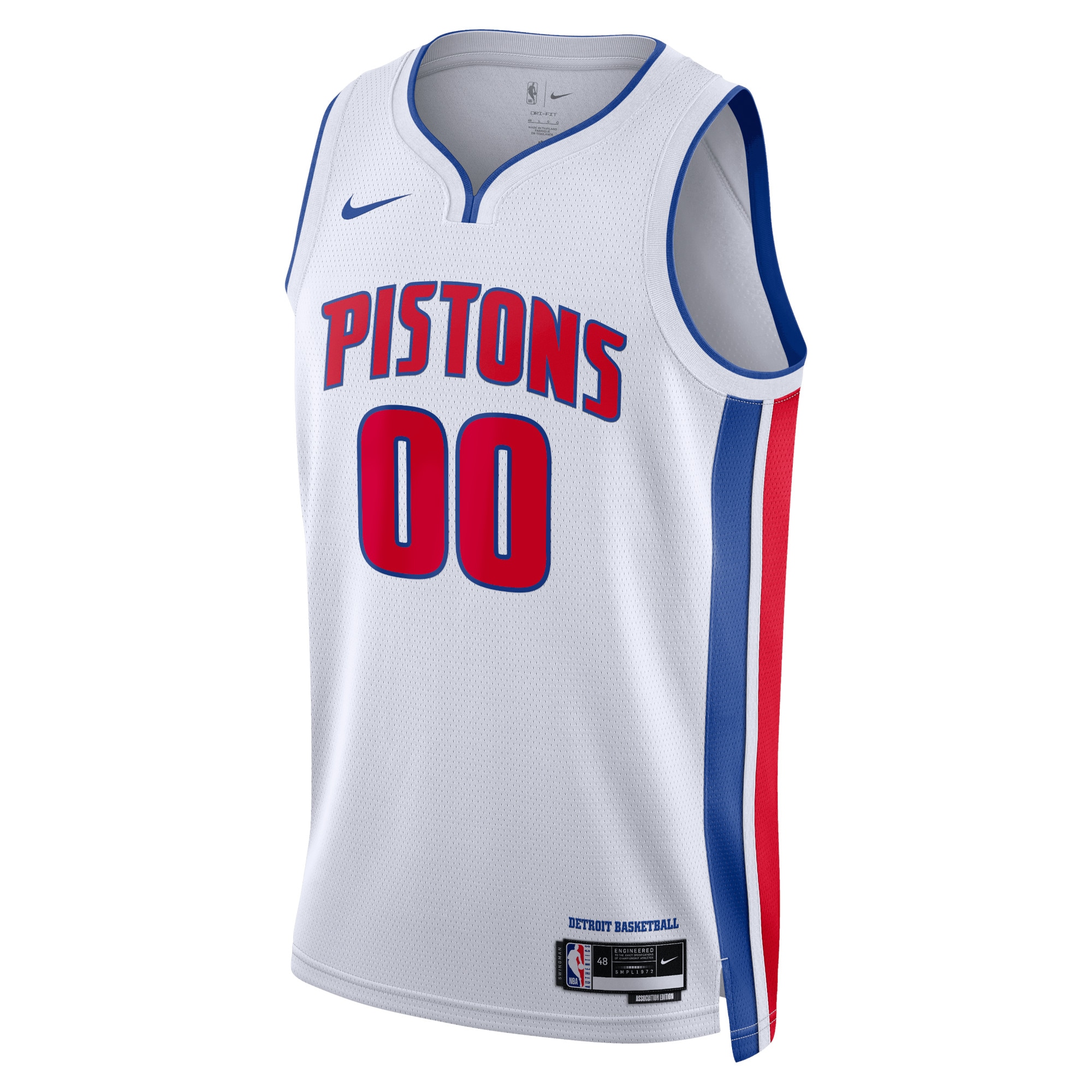 Detroit Pistons Association Swingman Custom Unisex NBA Jersey Unisex