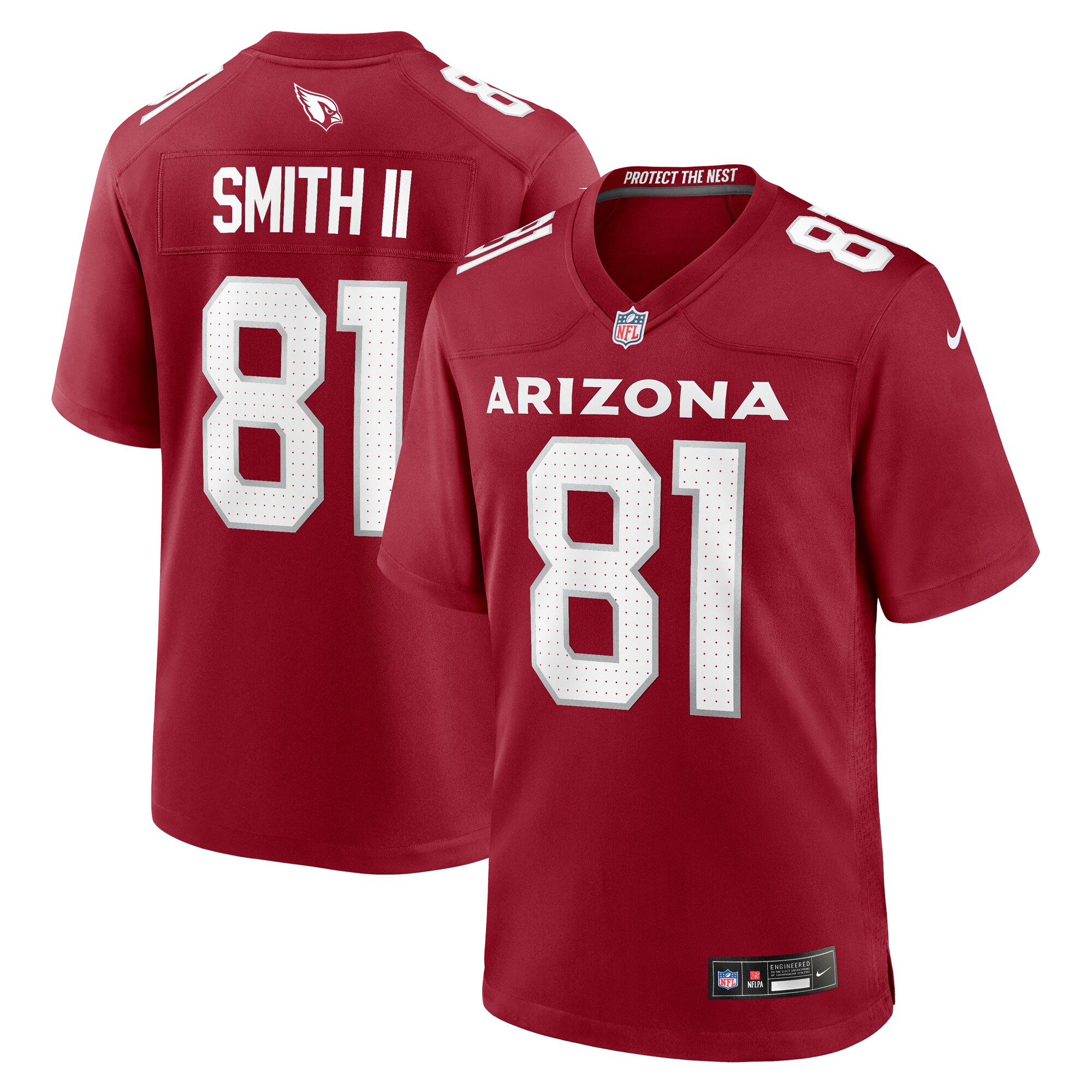 Arizona Cardinals Jeff Smith II Cardinal Game NFL Jersey Men's