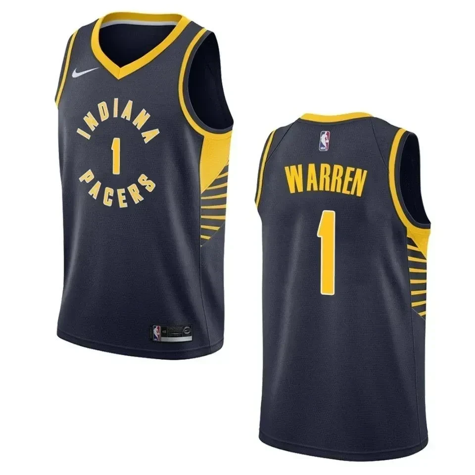Indiana Pacers 1 T.j. Warren Icon Swingman Navy NBA Jersey Men's