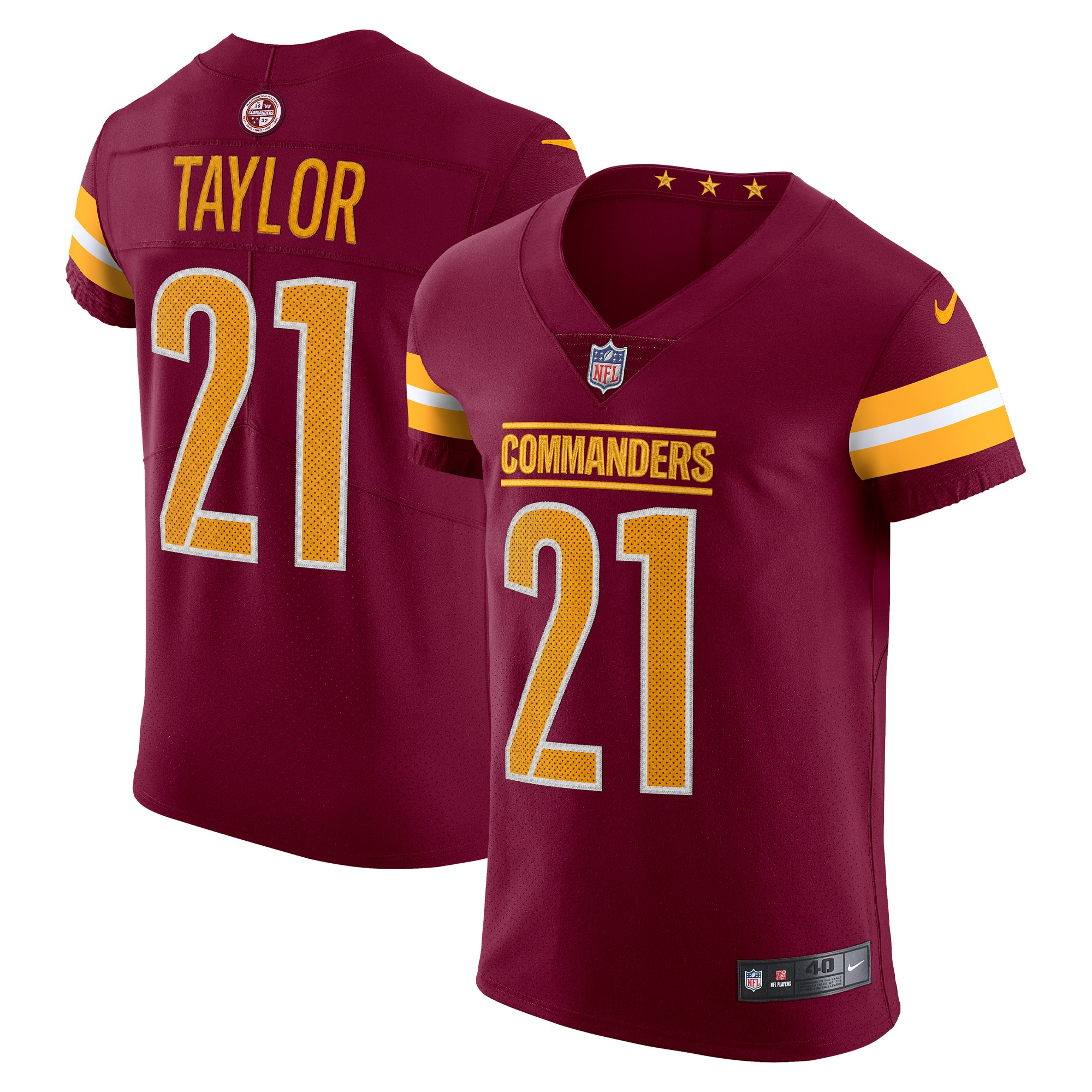 Washington Commanders Sean Taylor Burgundy Vapor Elite Retired Player NFL Jersey Men's