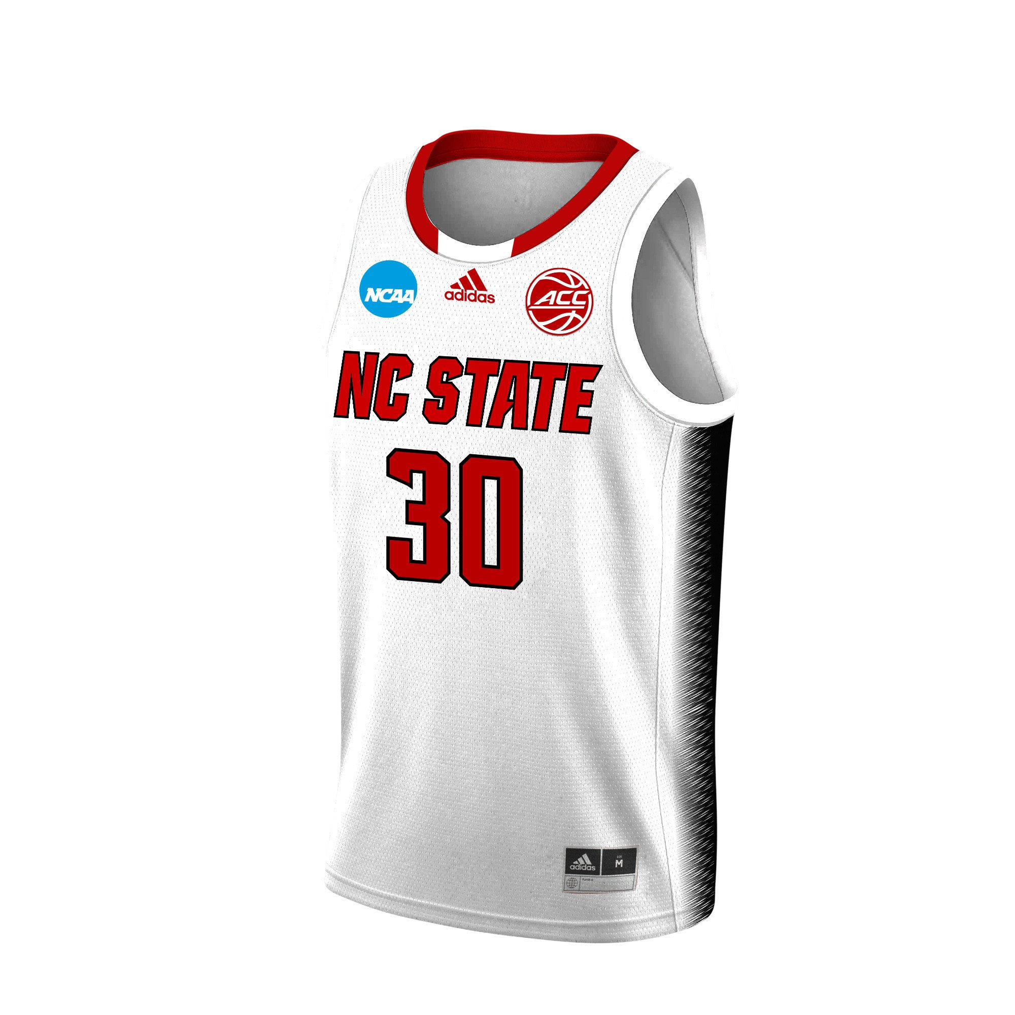 DJ Burns Jr. 30 NC State Wolfpack 2024 White Unisex NCAA Jersey Unisex