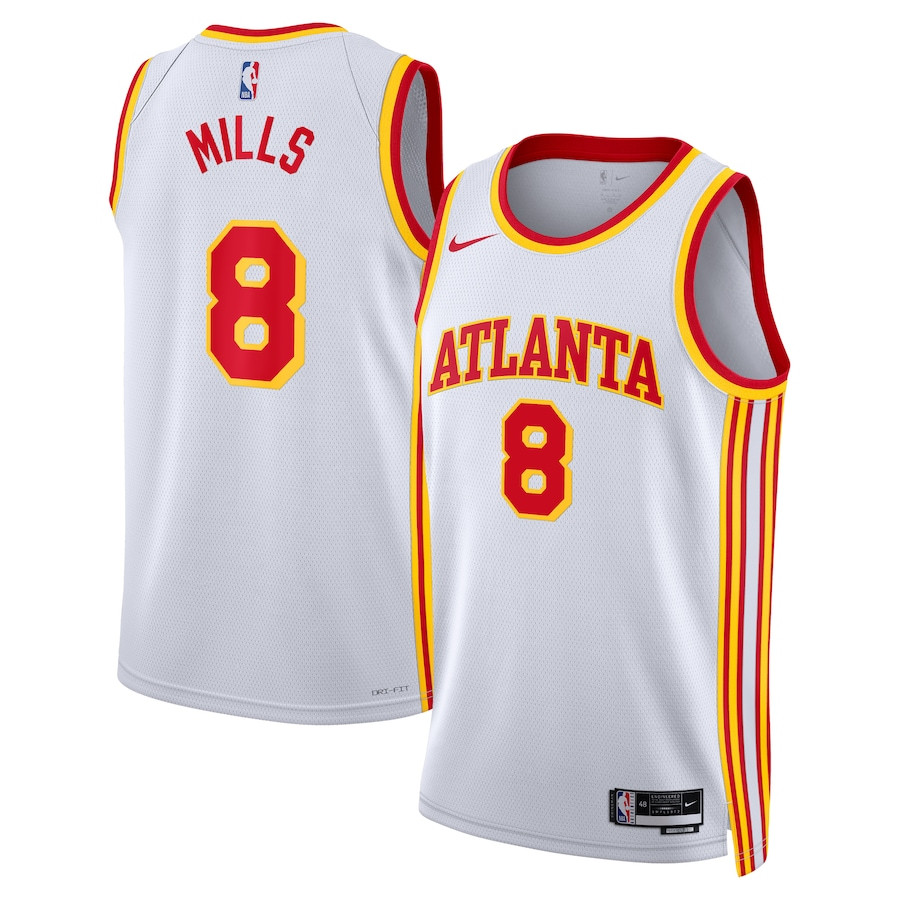 Patty Mills 8 Atlanta Hawks Unisex Swingman Association Editio White NBA Jersey Unisex