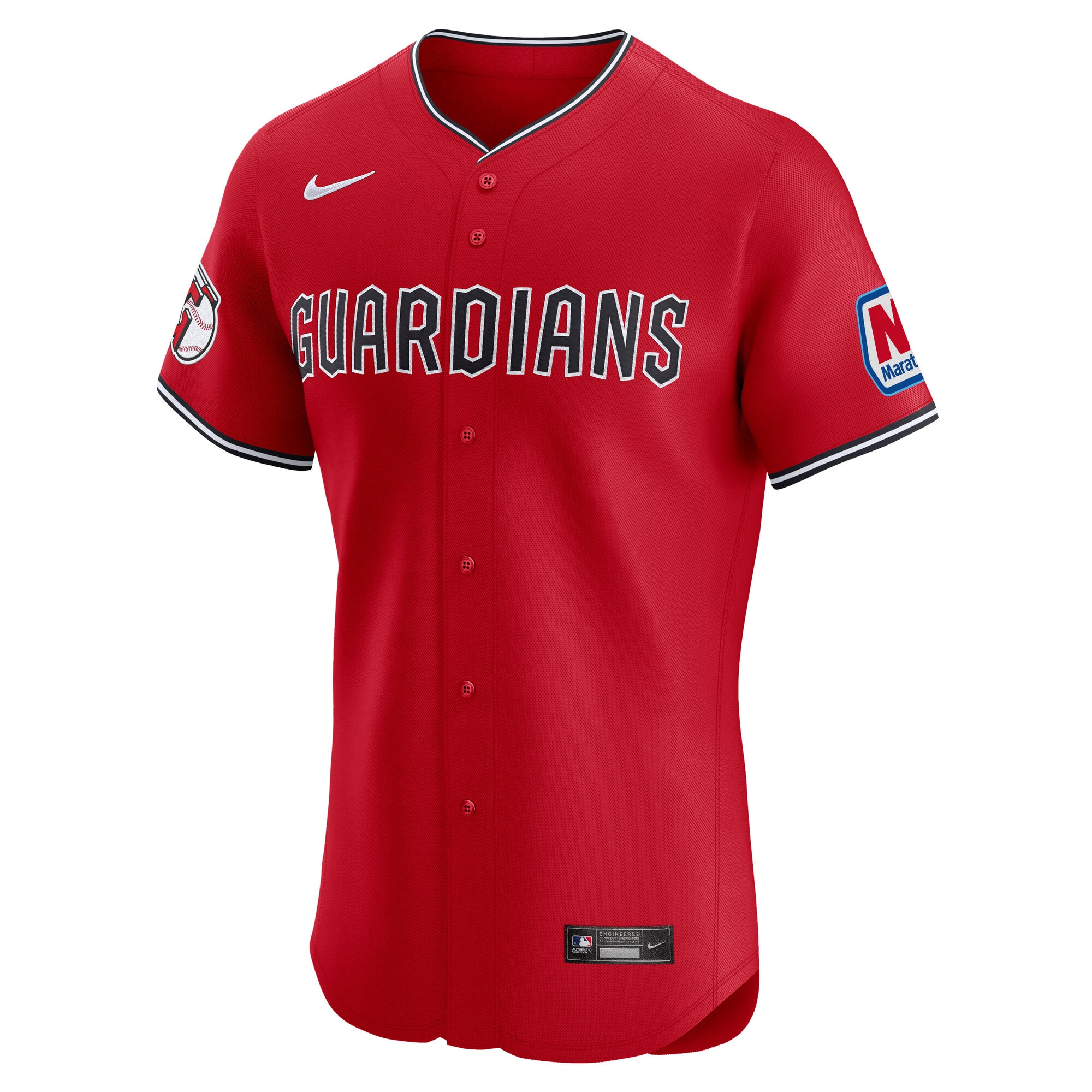 Cleveland Guardians Red Alternate Elite MLB Jersey Men's