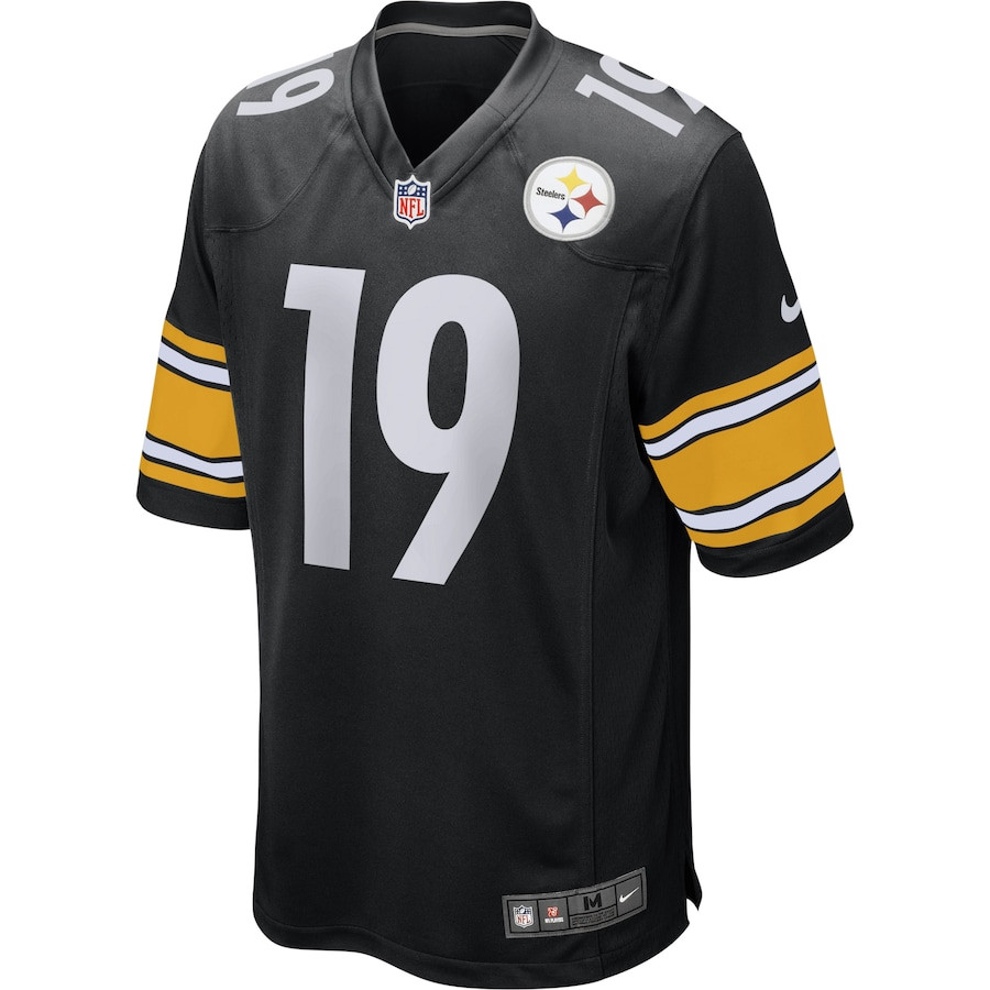 JuJu Smith-Schuster 19 Pittsburgh Steelers Game NFL Jersey Men's