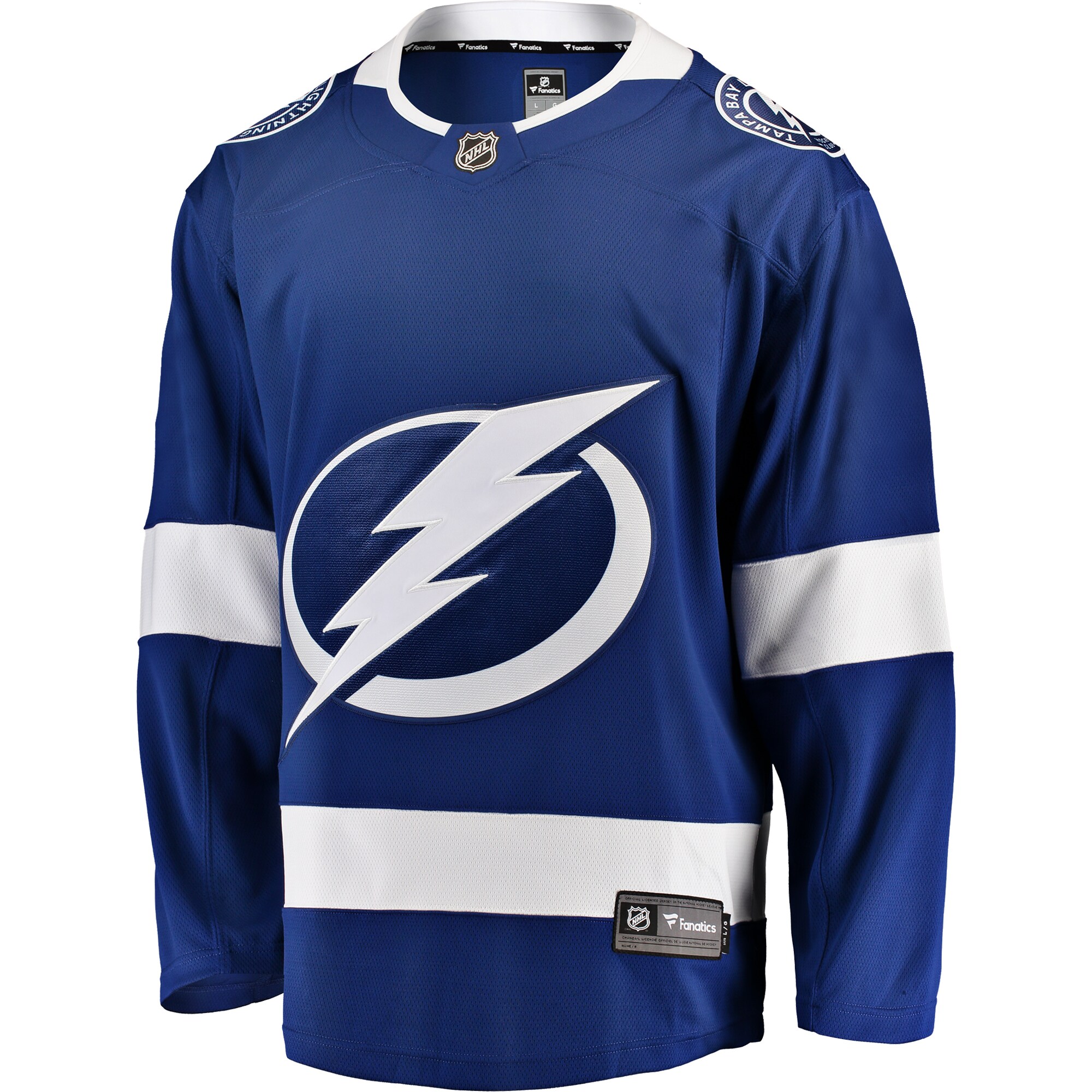 Tampa Bay Lightning Blue Breakaway Home NHL Jersey Men's