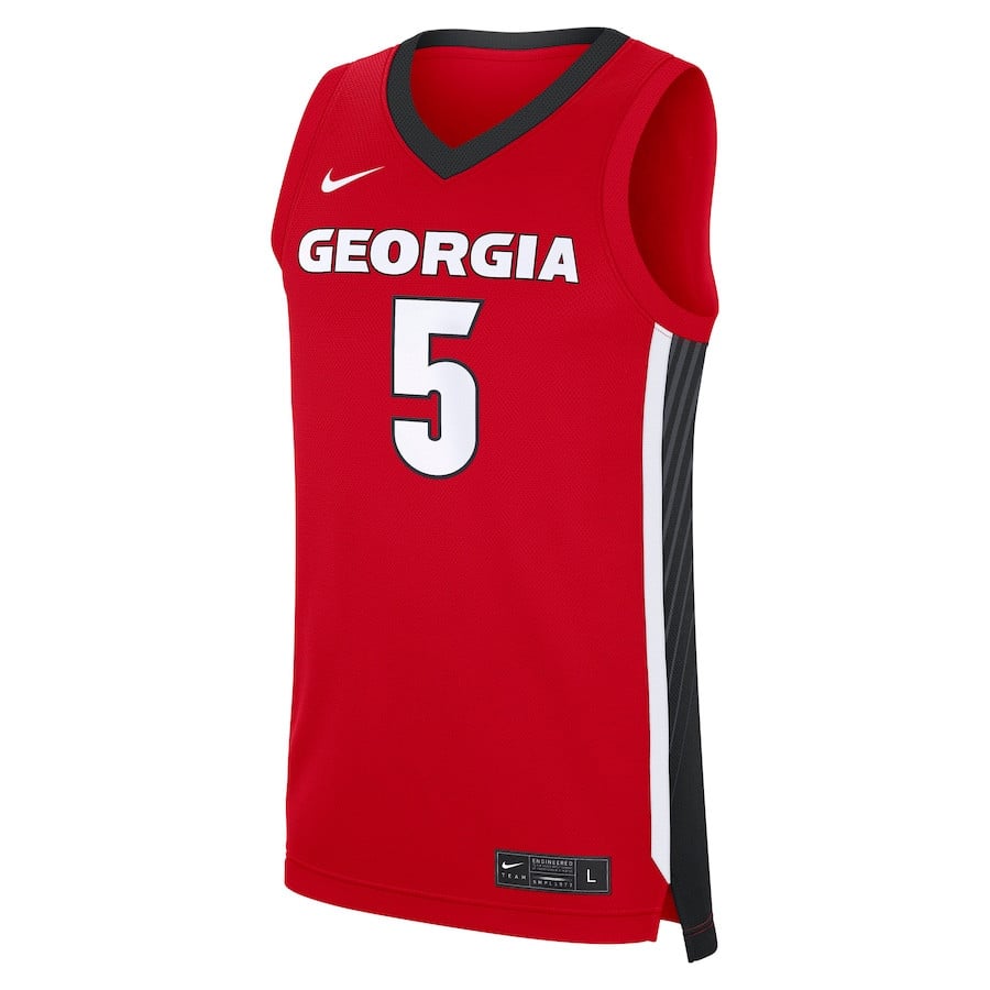 Silas Demary Jr 5 Georgia Bulldogs NIL Player Red NCAA Jersey Men's