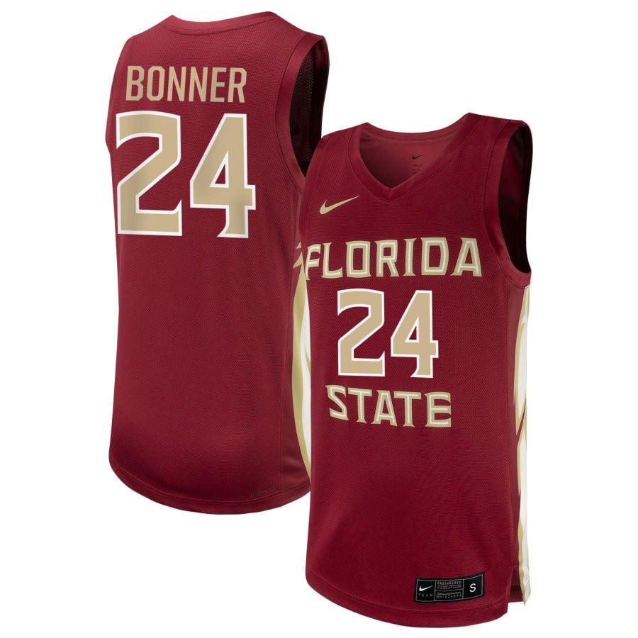 Amaya Bonner 24 Florida State Seminole Unisex NIL Garnet NCAA Jersey Unisex